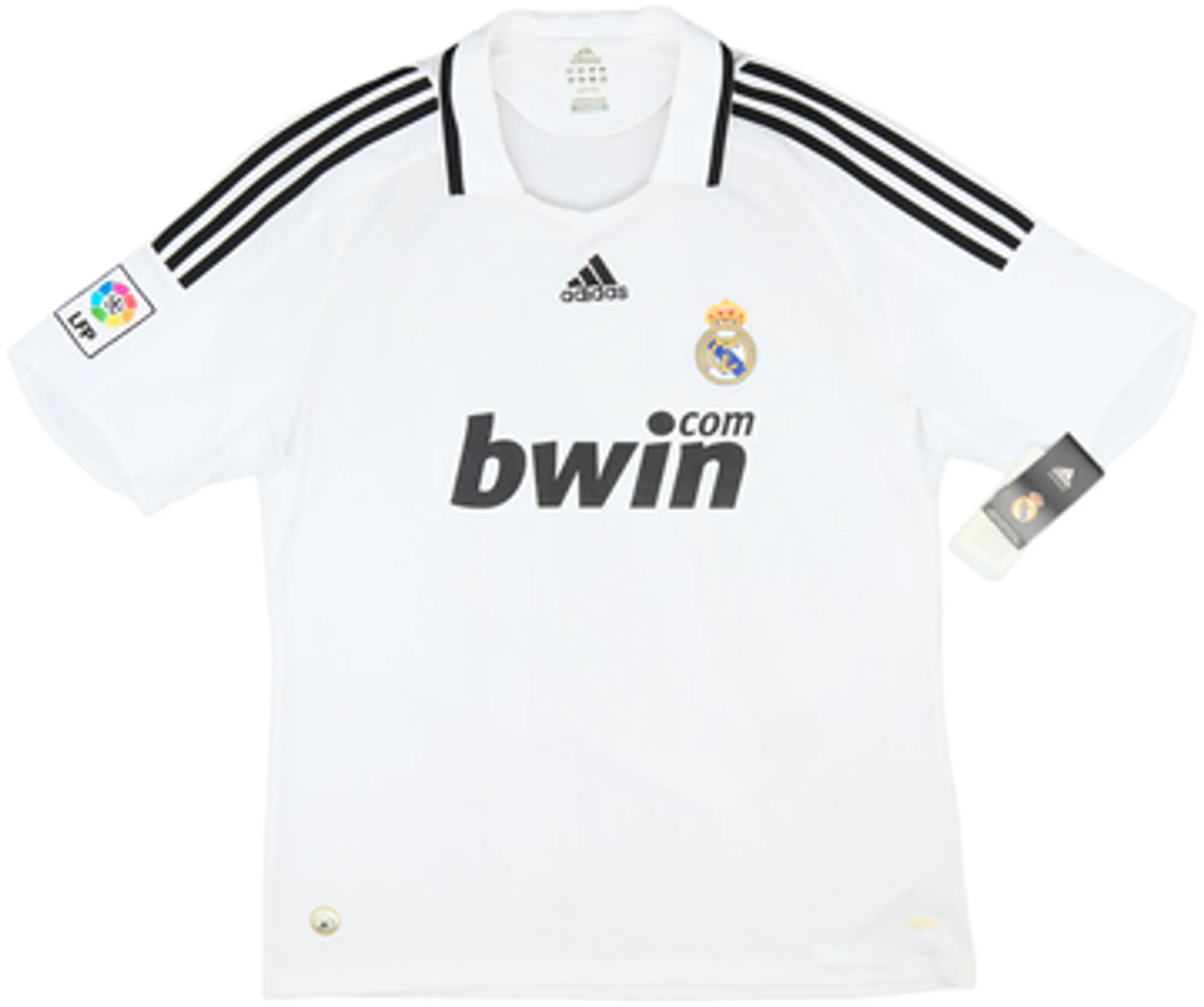 adidas Real Madrid Mens SS Home Shirt 2008/09