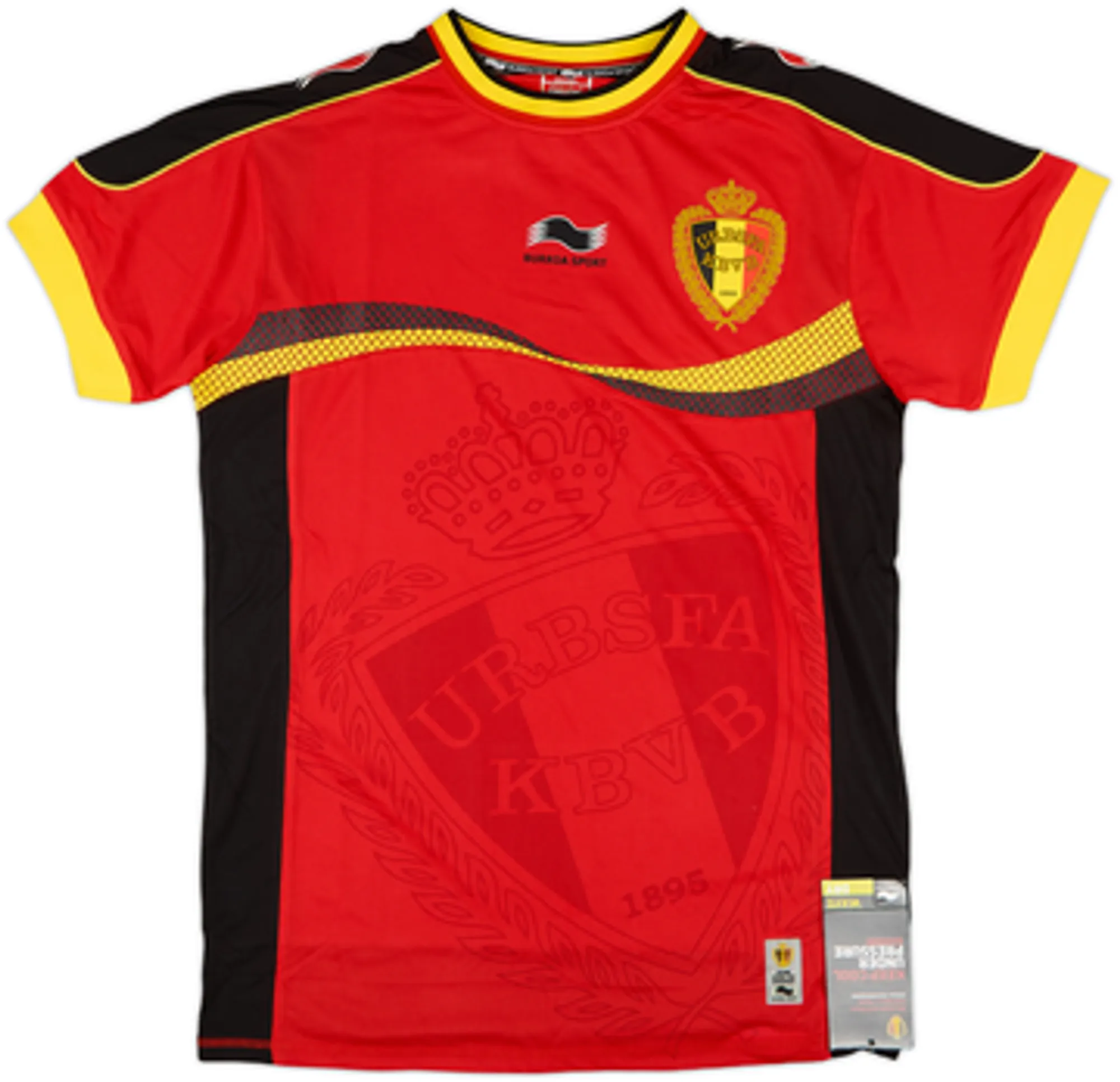 Burrda Belgium Mens SS Home Shirt 2012