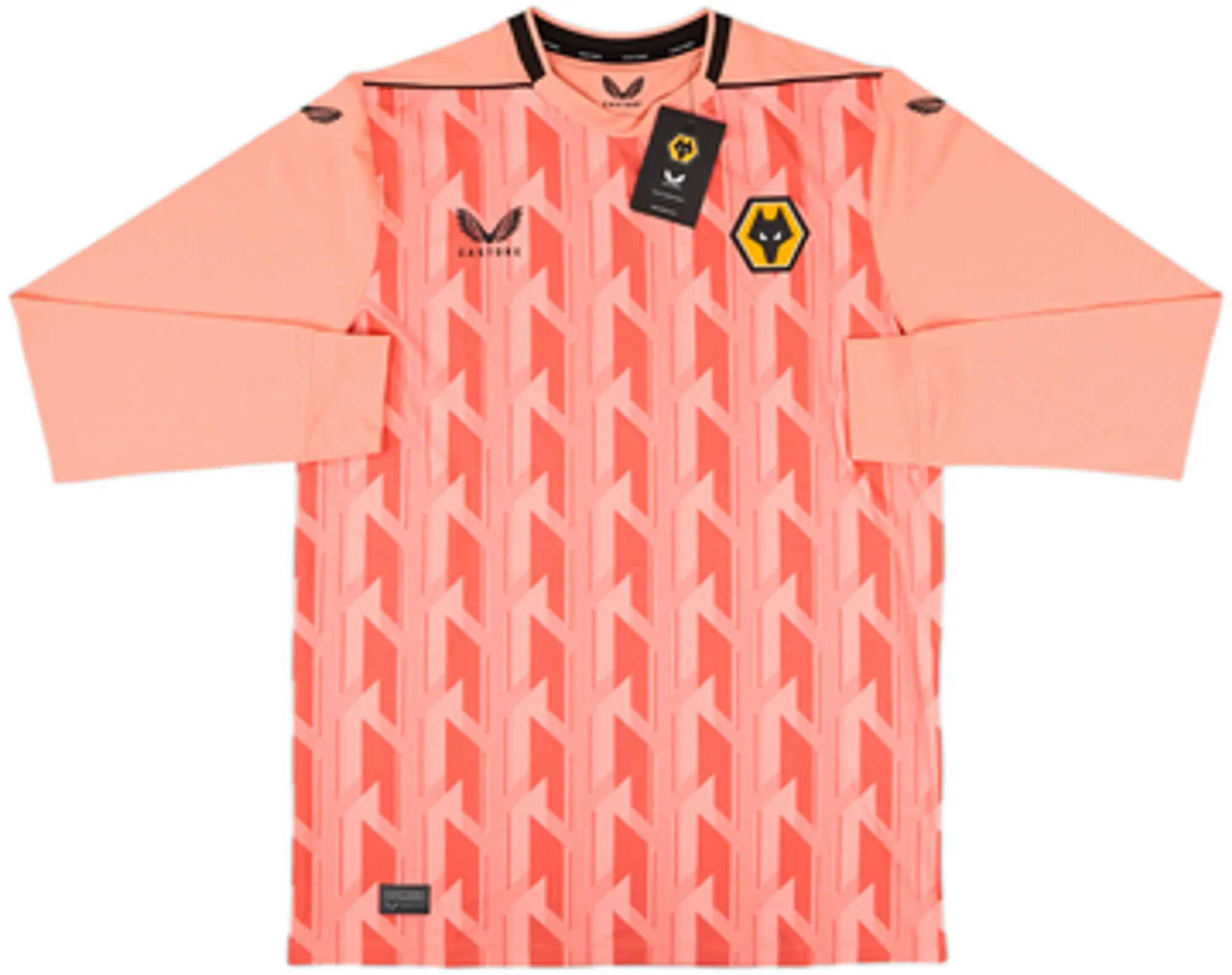 Castore Wolverhampton Wanderers Mens LS Goalkeeper Home Shirt 2022/23