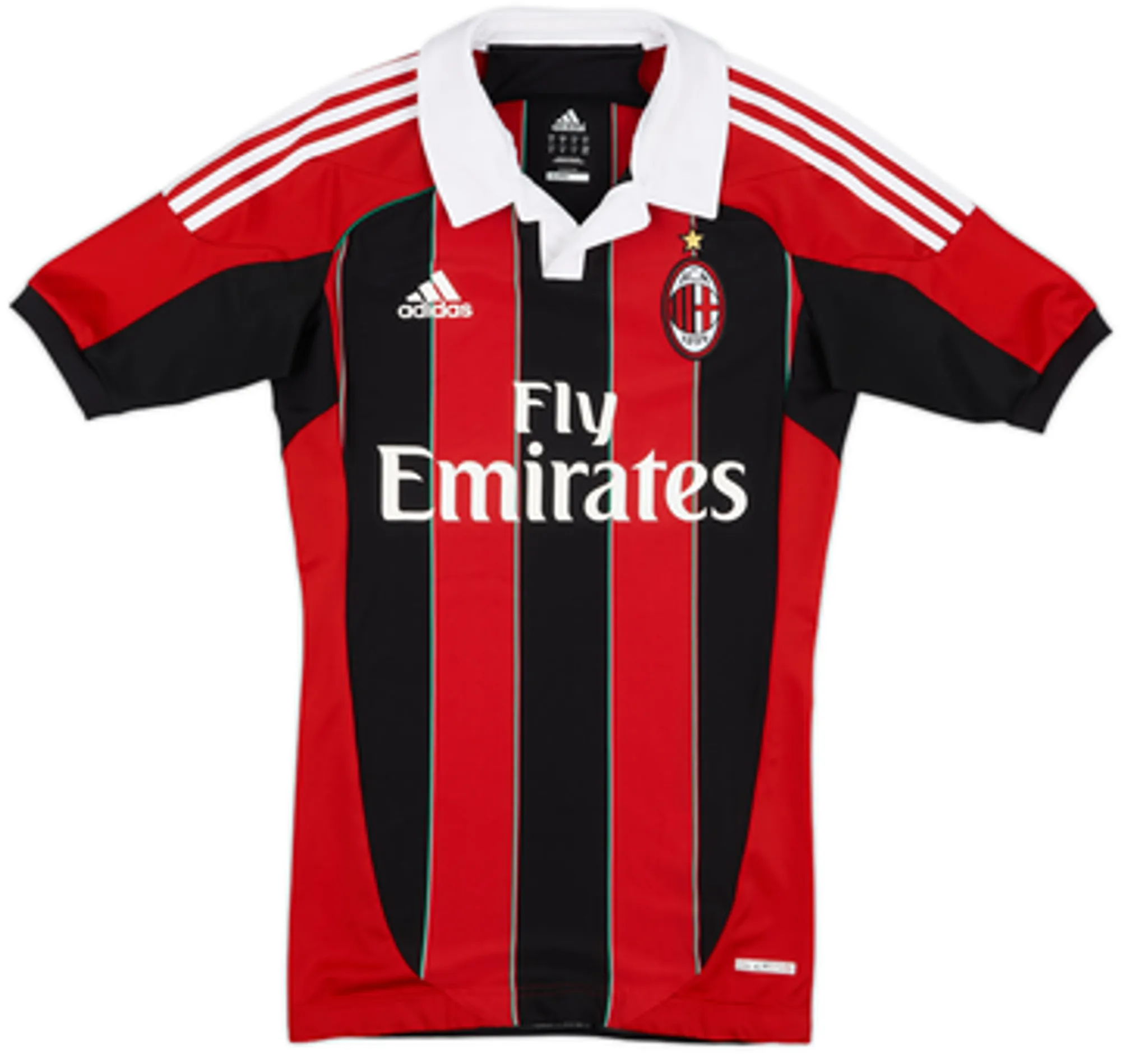 adidas AC Milan Mens SS Player Issue Home Shirt 2012/13