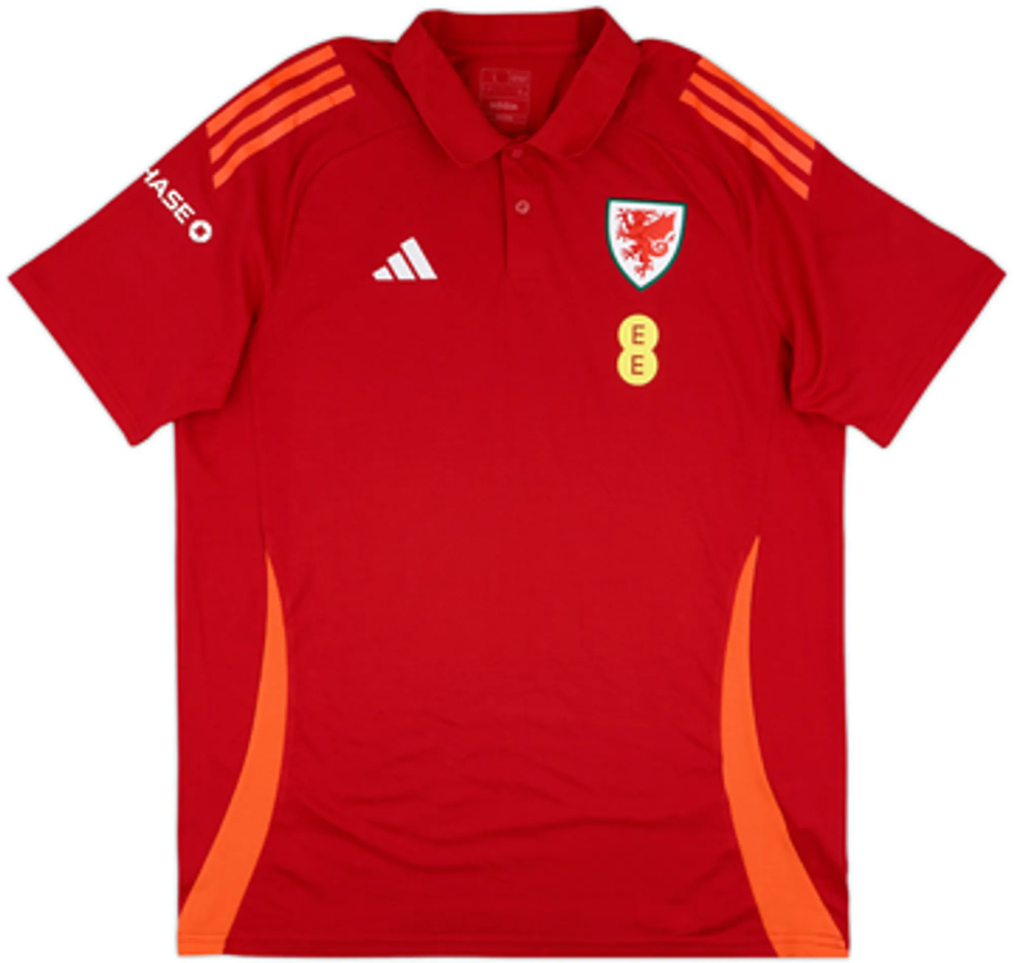 2023-24 Wales adidas Polo Shirt - 8/10 - (L)