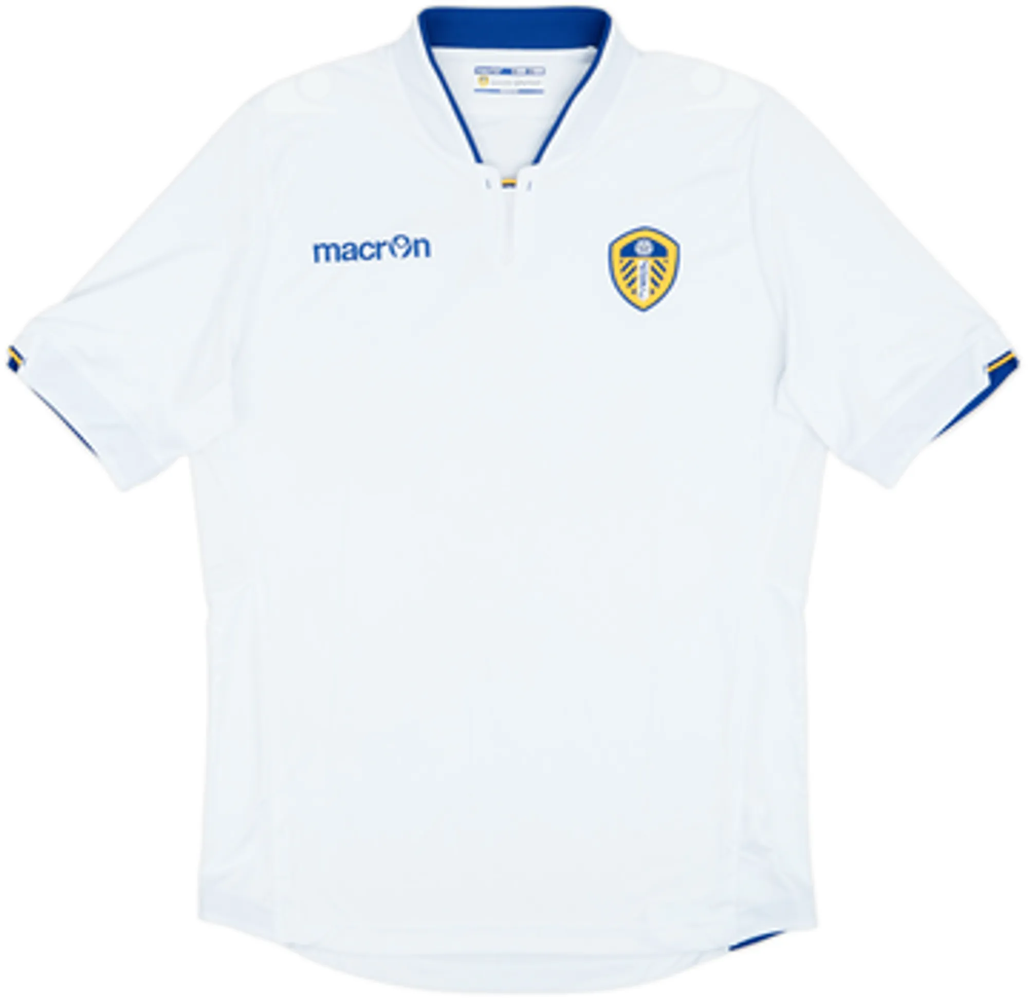 Macron Leeds United Mens SS Home Shirt 2014/15