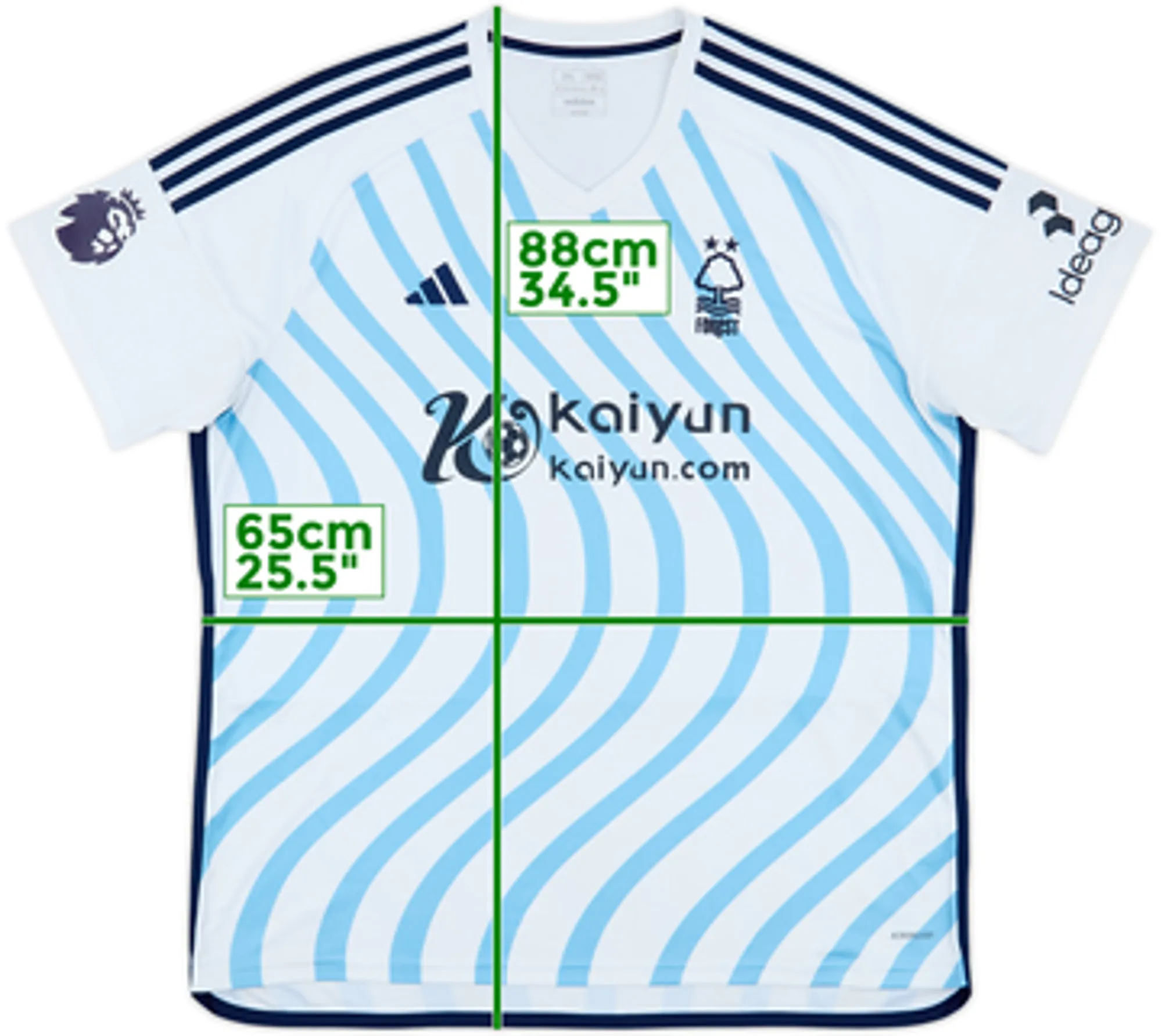 adidas Nottingham Forest Mens SS Away Shirt 2023/24