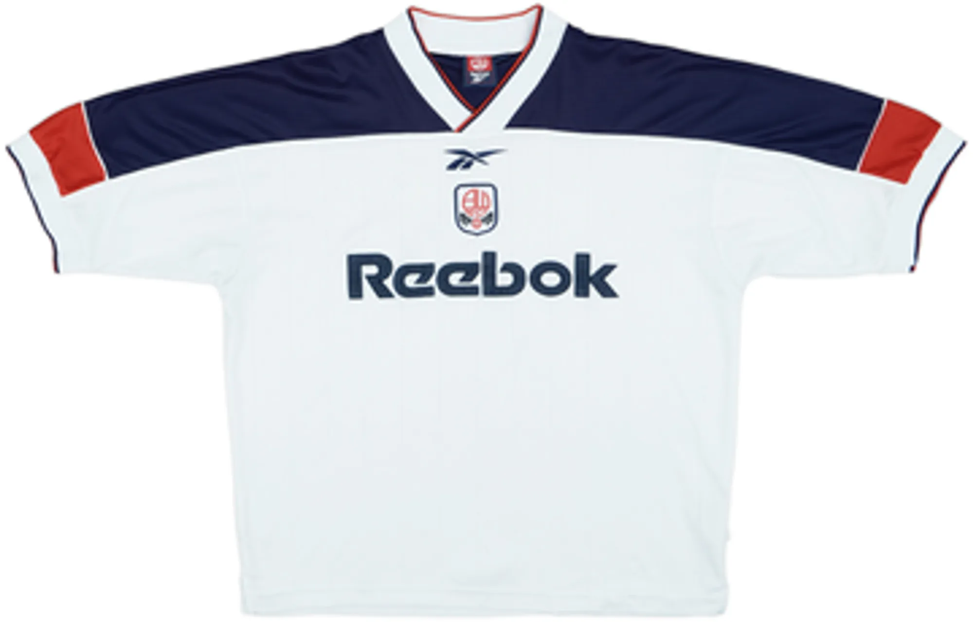 Reebok Bolton Wanderers Mens SS Home Shirt 1999/01