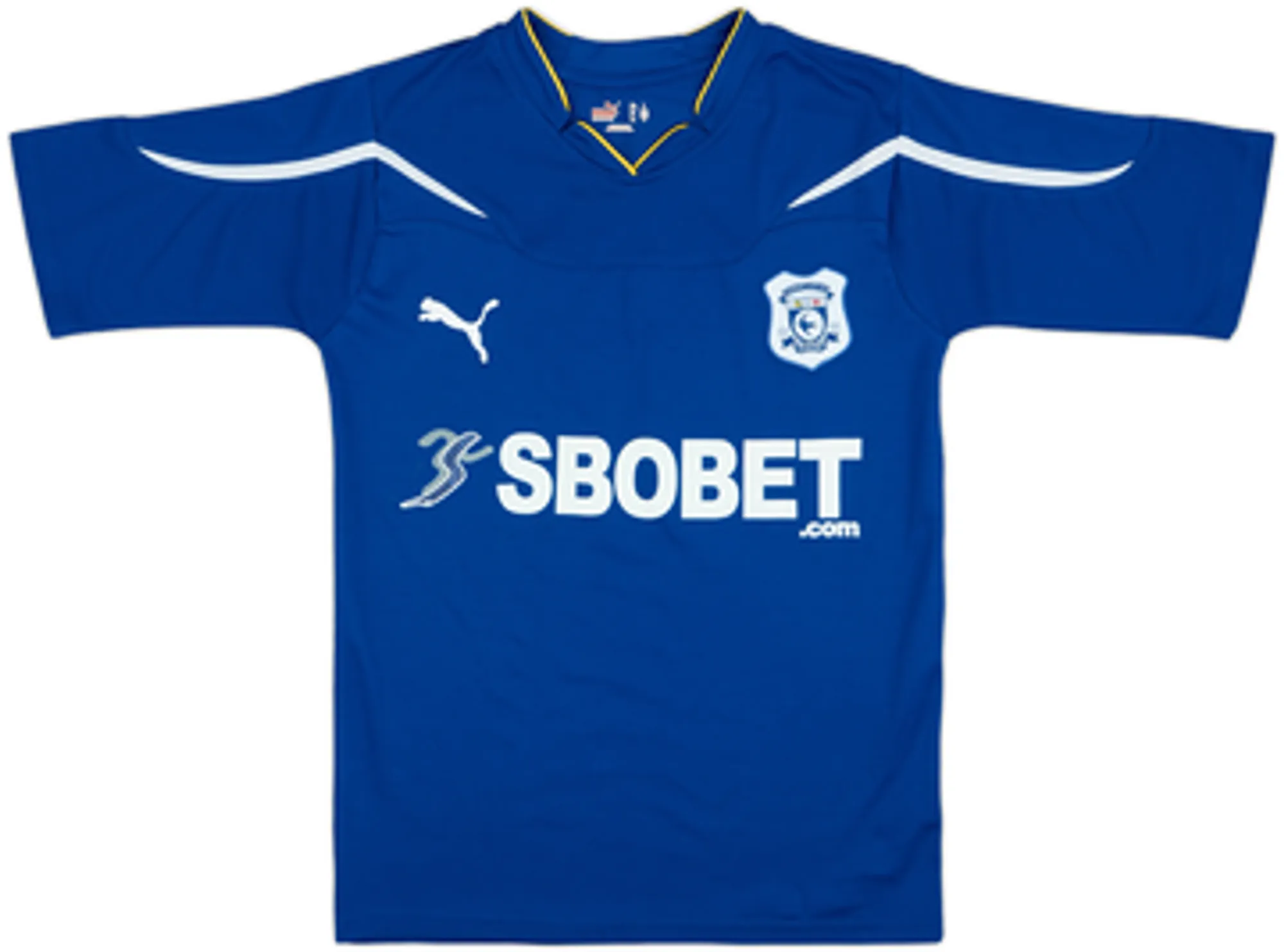 Puma Cardiff City Mens SS Home Shirt 2010/11