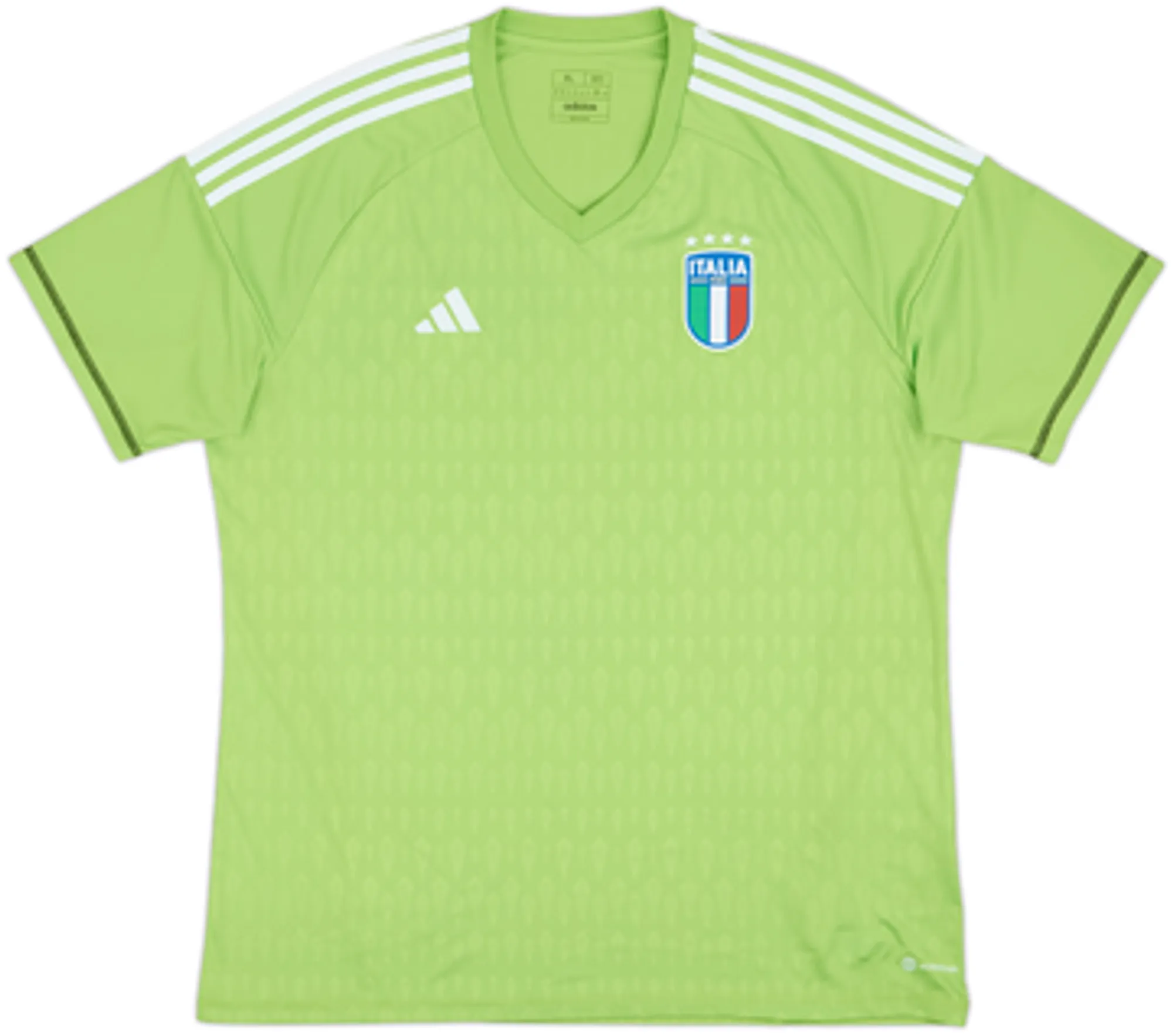 adidas Italy Mens SS Goalkeeper Home Shirt 2023