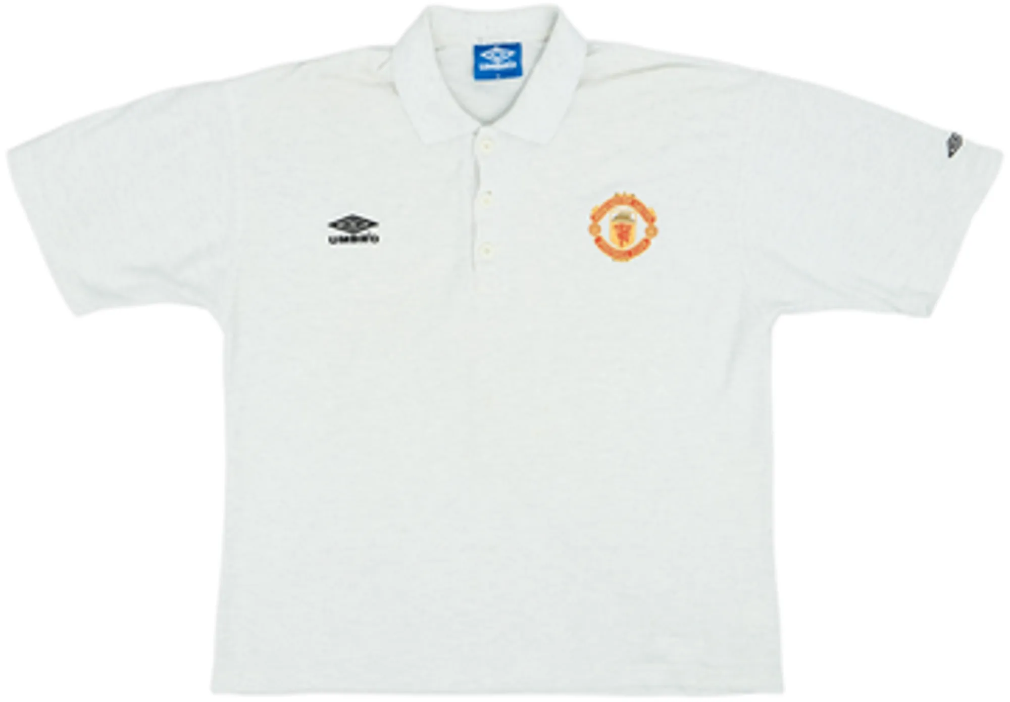 1996-97 Manchester United Umbro Polo Shirt - 9/10 - (XL)