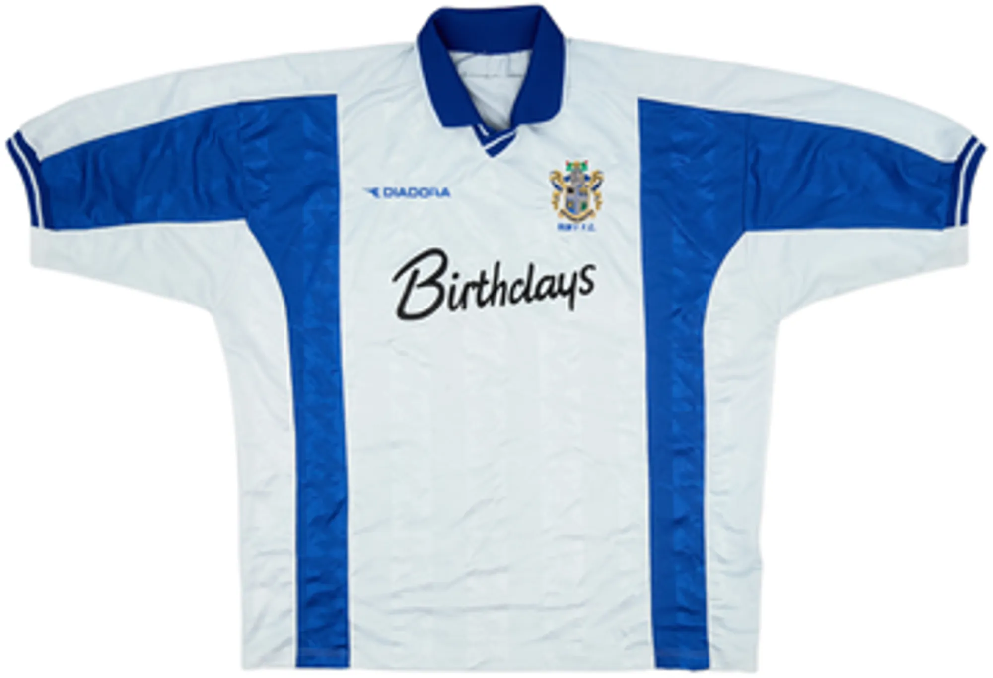 Diadora Bury Mens SS Home Shirt 1999/01