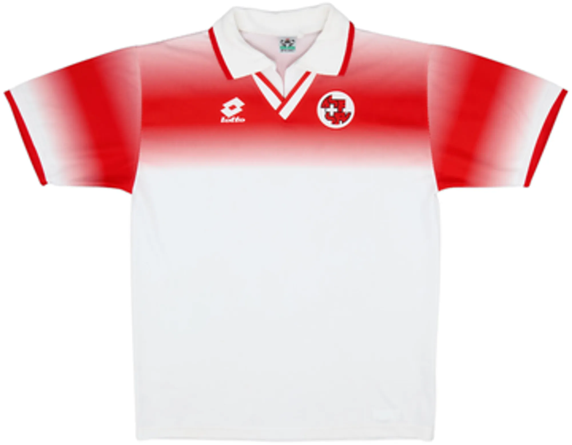 Lotto Switzerland Mens SS Away Shirt 1996