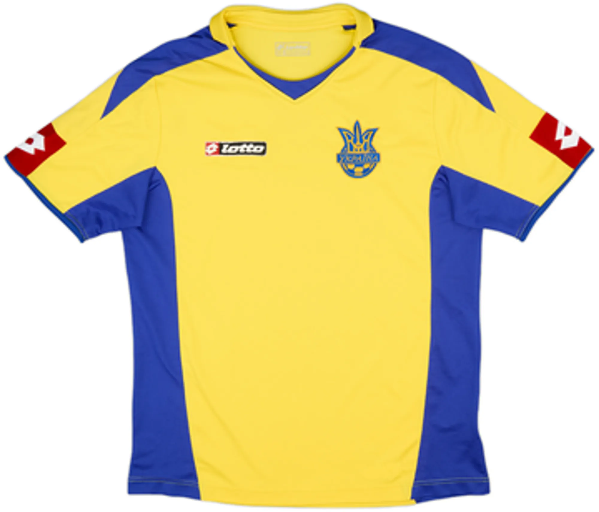 Lotto Ukraine Mens SS Home Shirt 2008