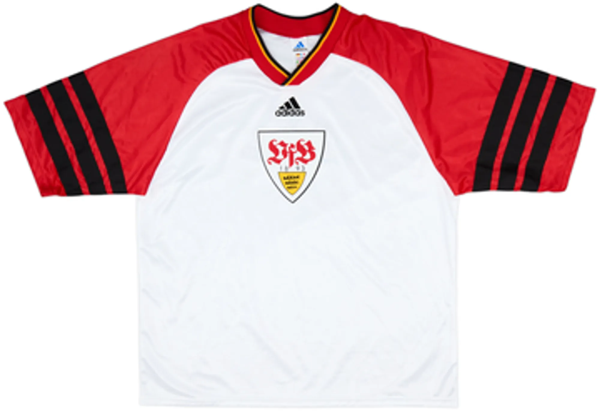 adidas Stuttgart Mens SS Home Shirt 1998/99