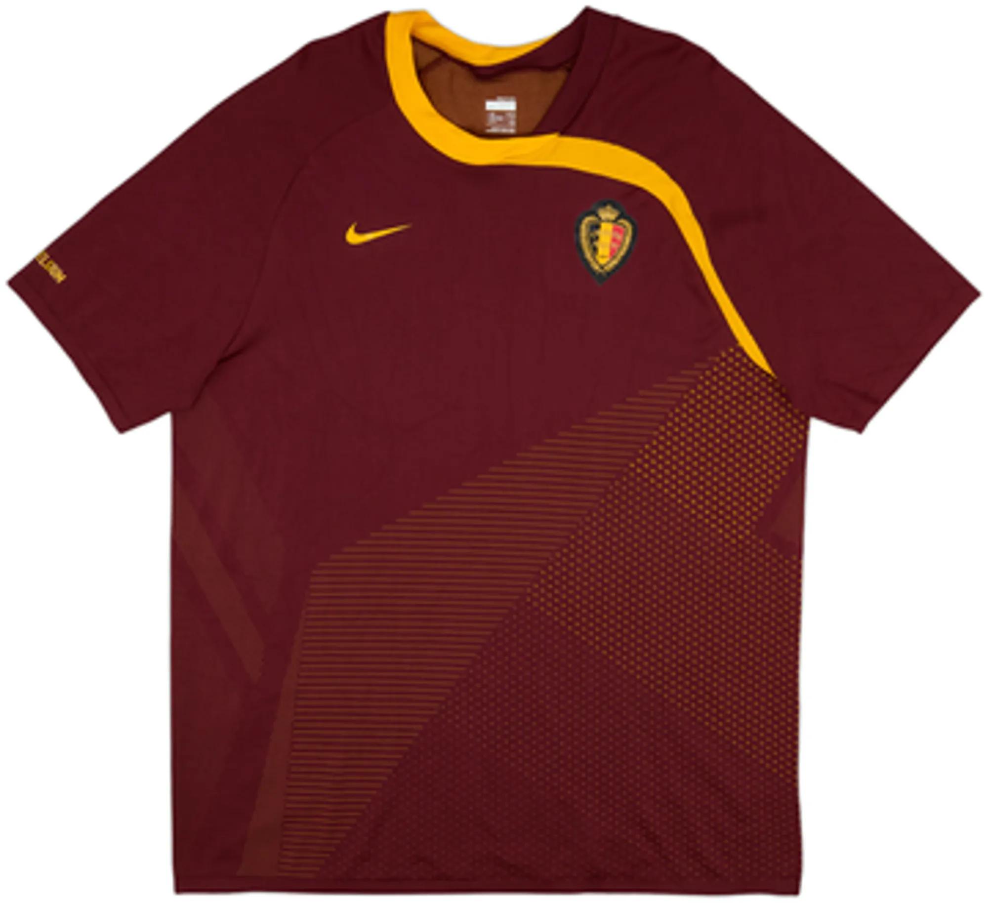 Nike Belgium Mens SS Player Issue Home Shirt 2008