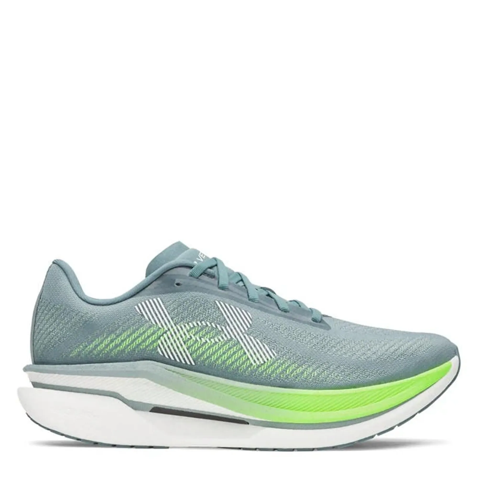 Under Armour Velociti Pro Unisex Running Shoes Jasper Blue / Hyper Green / White 7.5