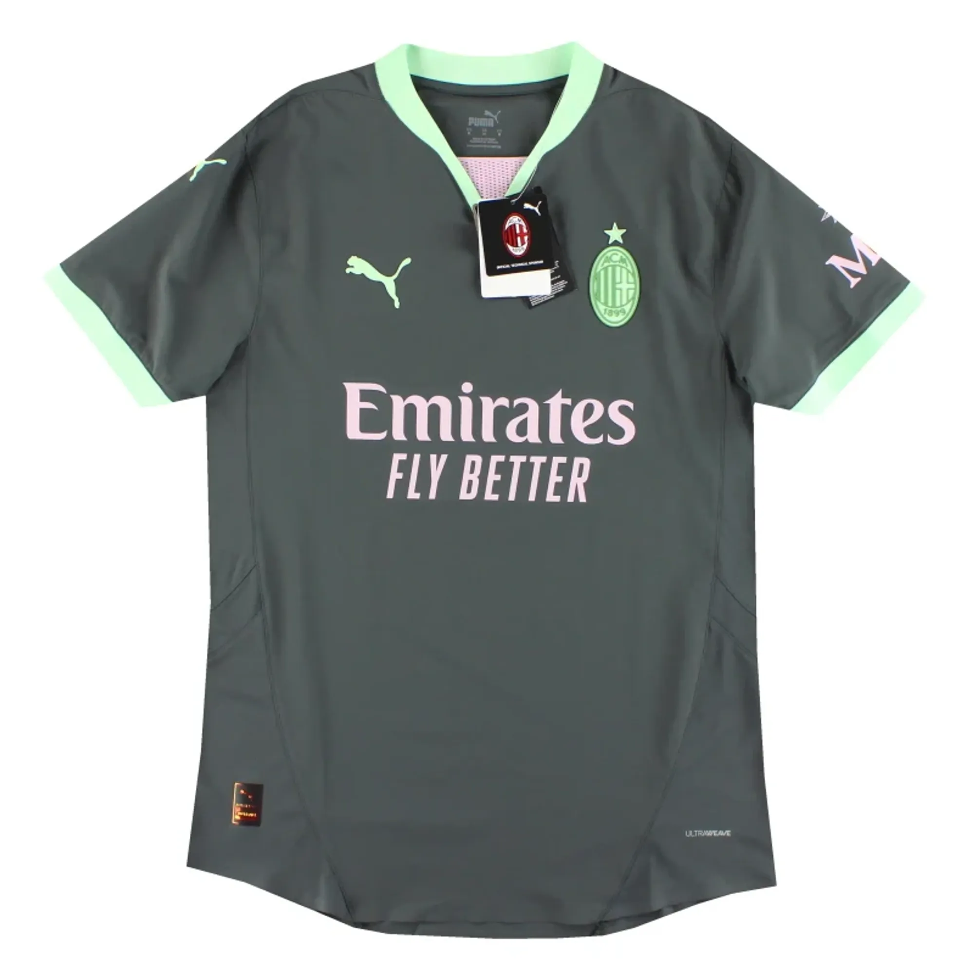 2024-25 AC Milan Puma Authentic Third Shirt *w/tags* M - AC Milan / w/tags 