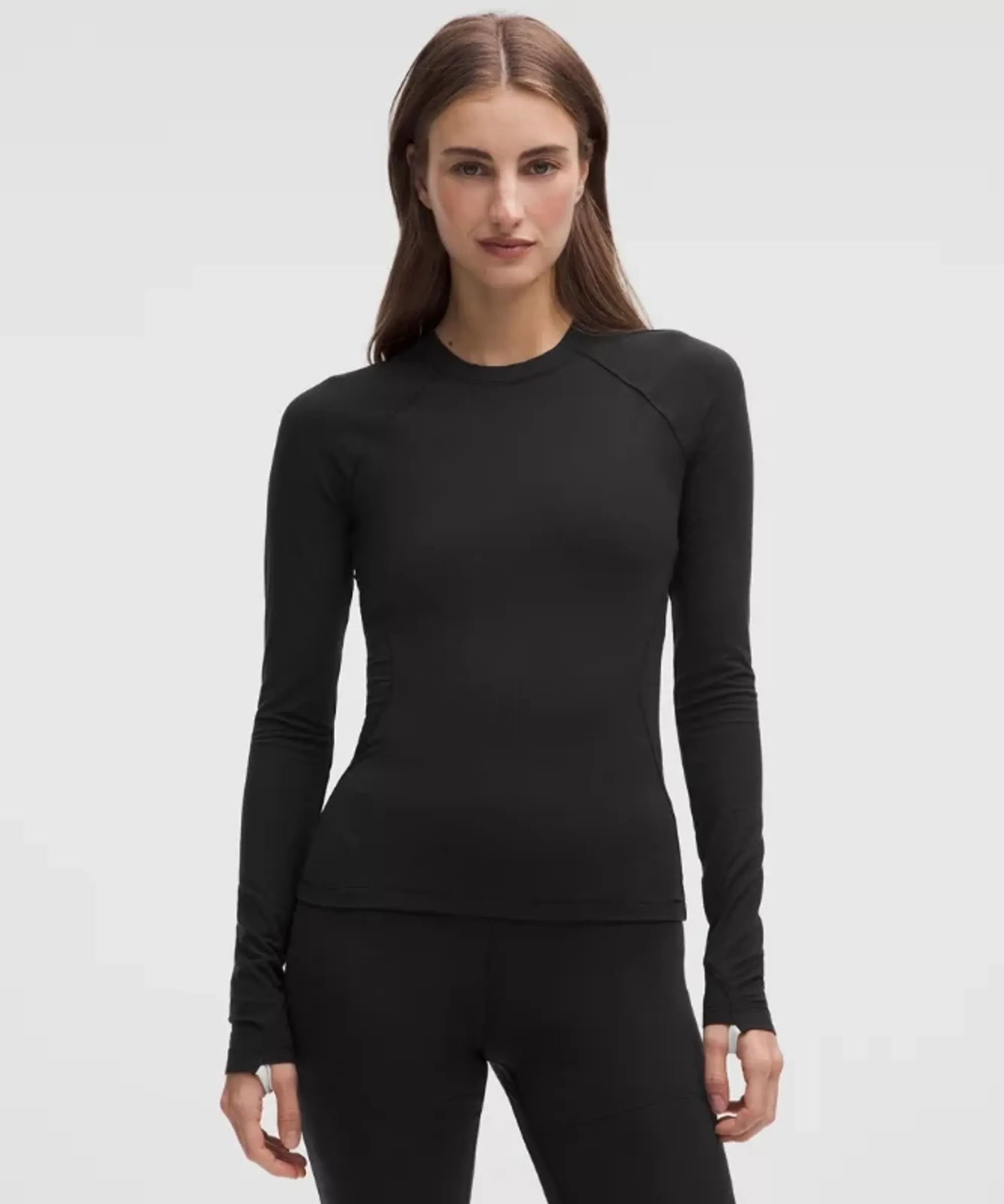 lululemon – Women's Merino Crewneck Base Layer – Color Black – Size Large