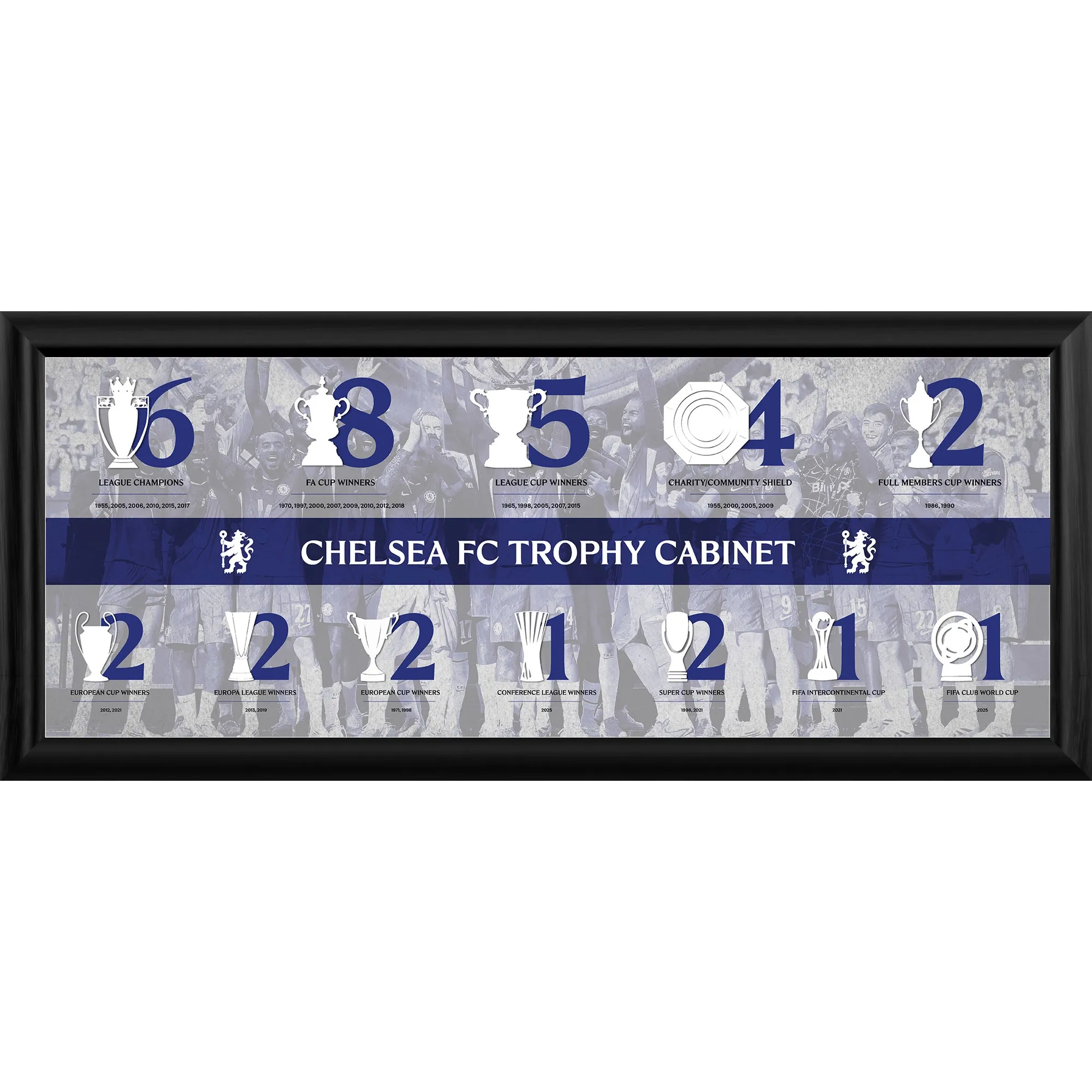 Chelsea Trophy Cabinet Framed Print - 30 Inch