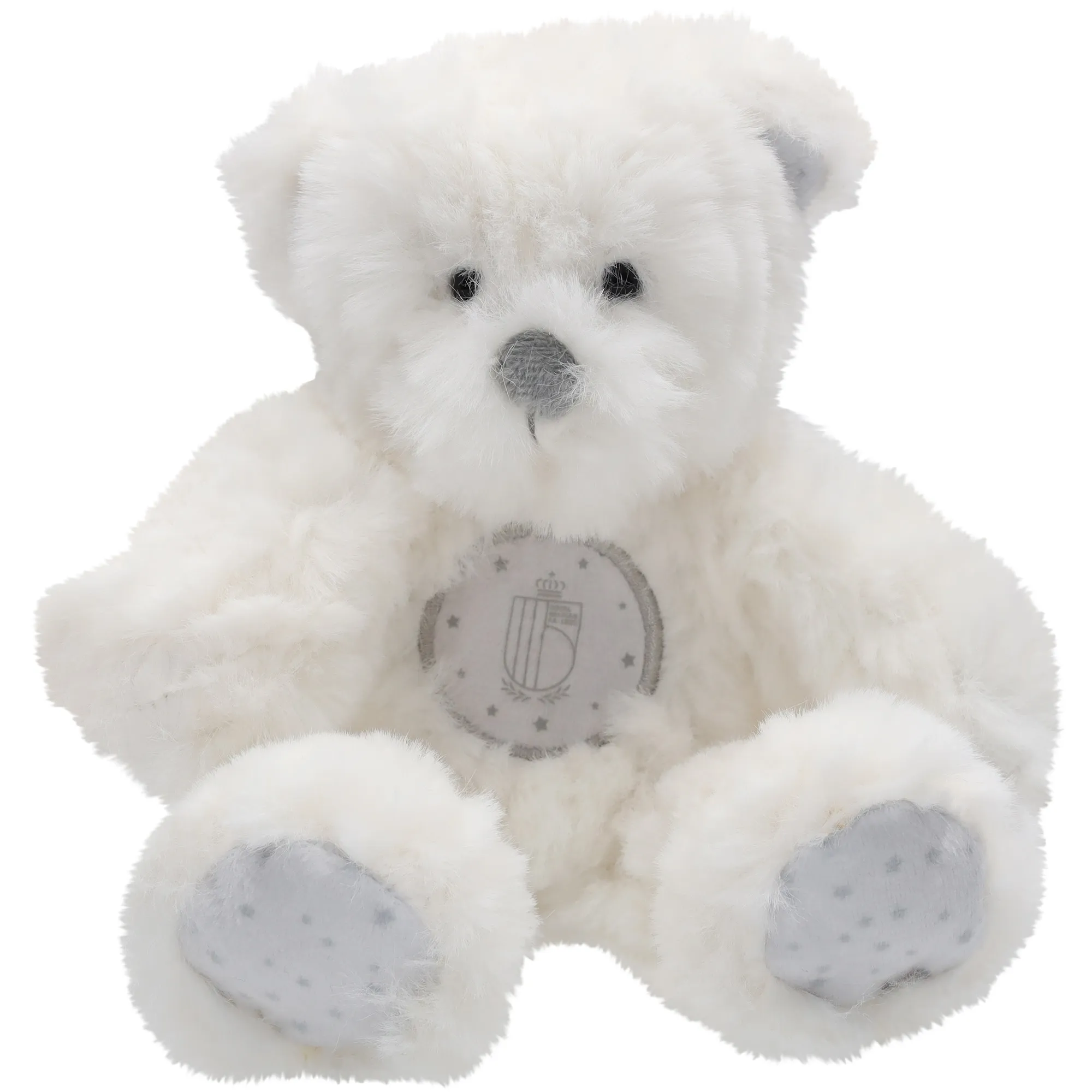 Belgium FA Hushabye Bear - White - 16cm