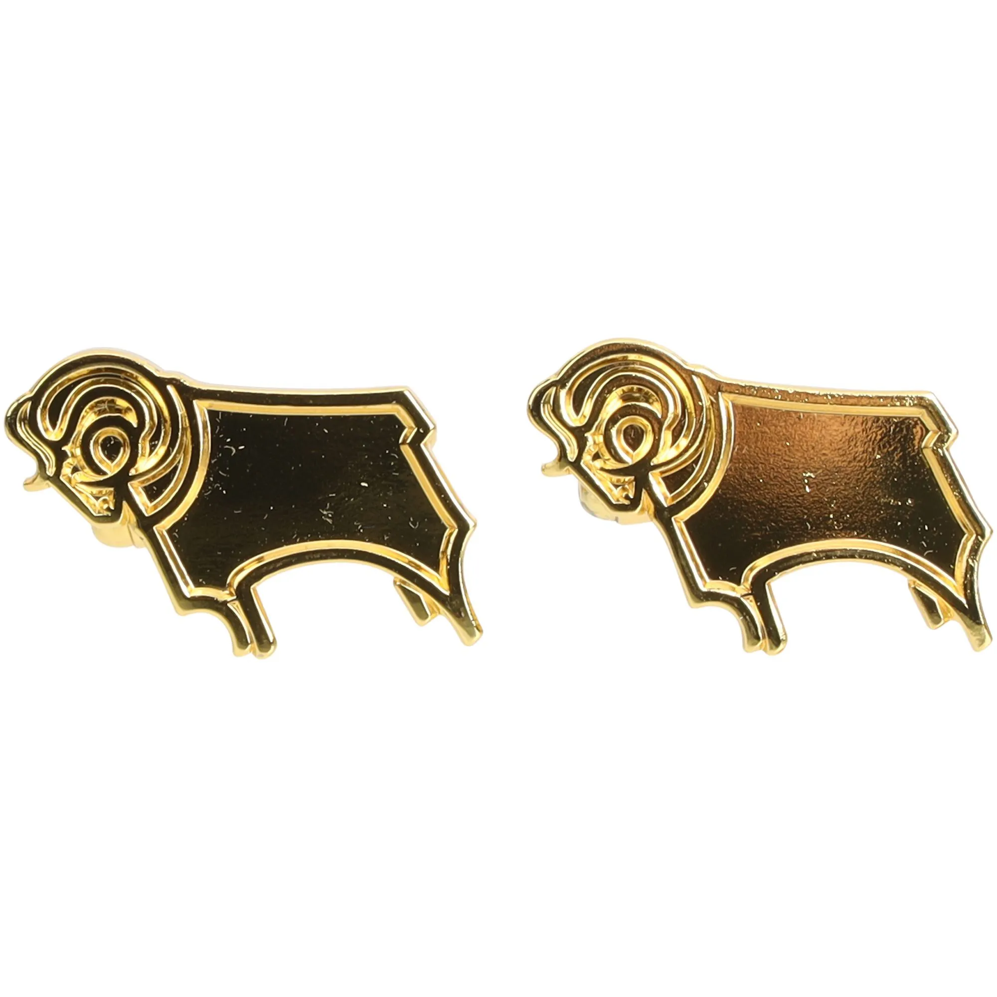 Derby County Crest Cufflinks - Gold Plated