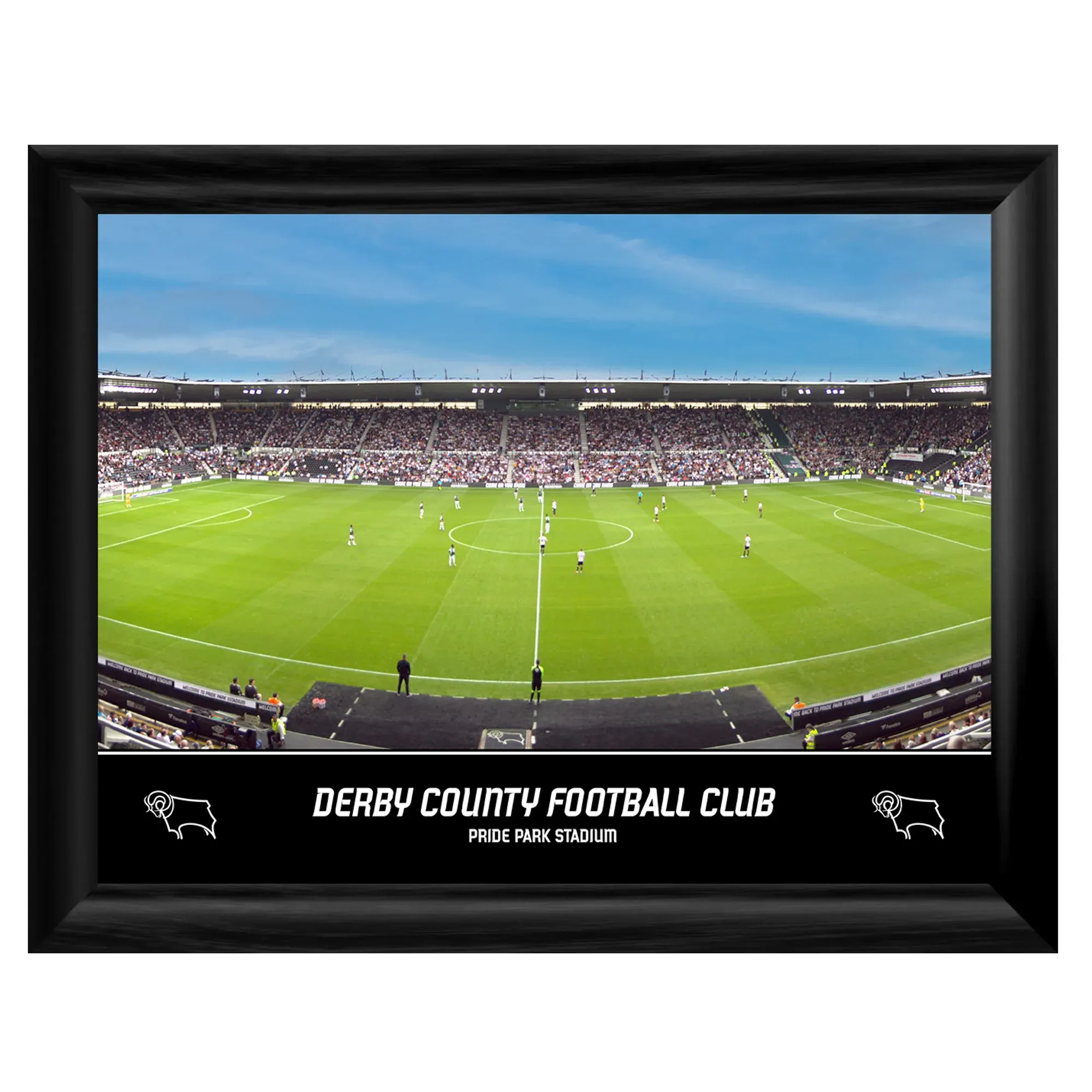 Derby County Panoramic Stadium Kick Off Frame - 16 x 12 Inch