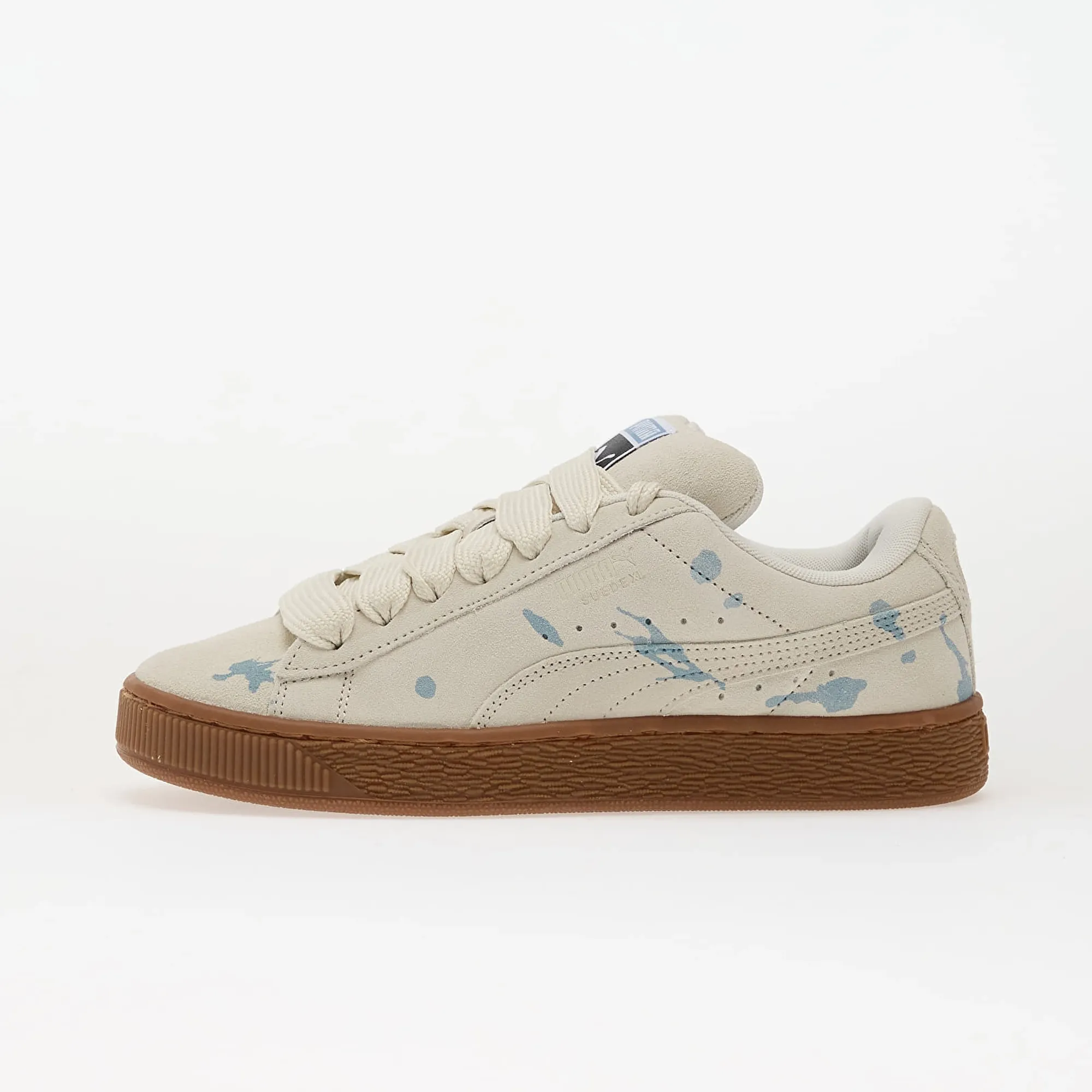 Sneakers Puma Suede Xl Splatters Vapor Gray-Gum Eur 42