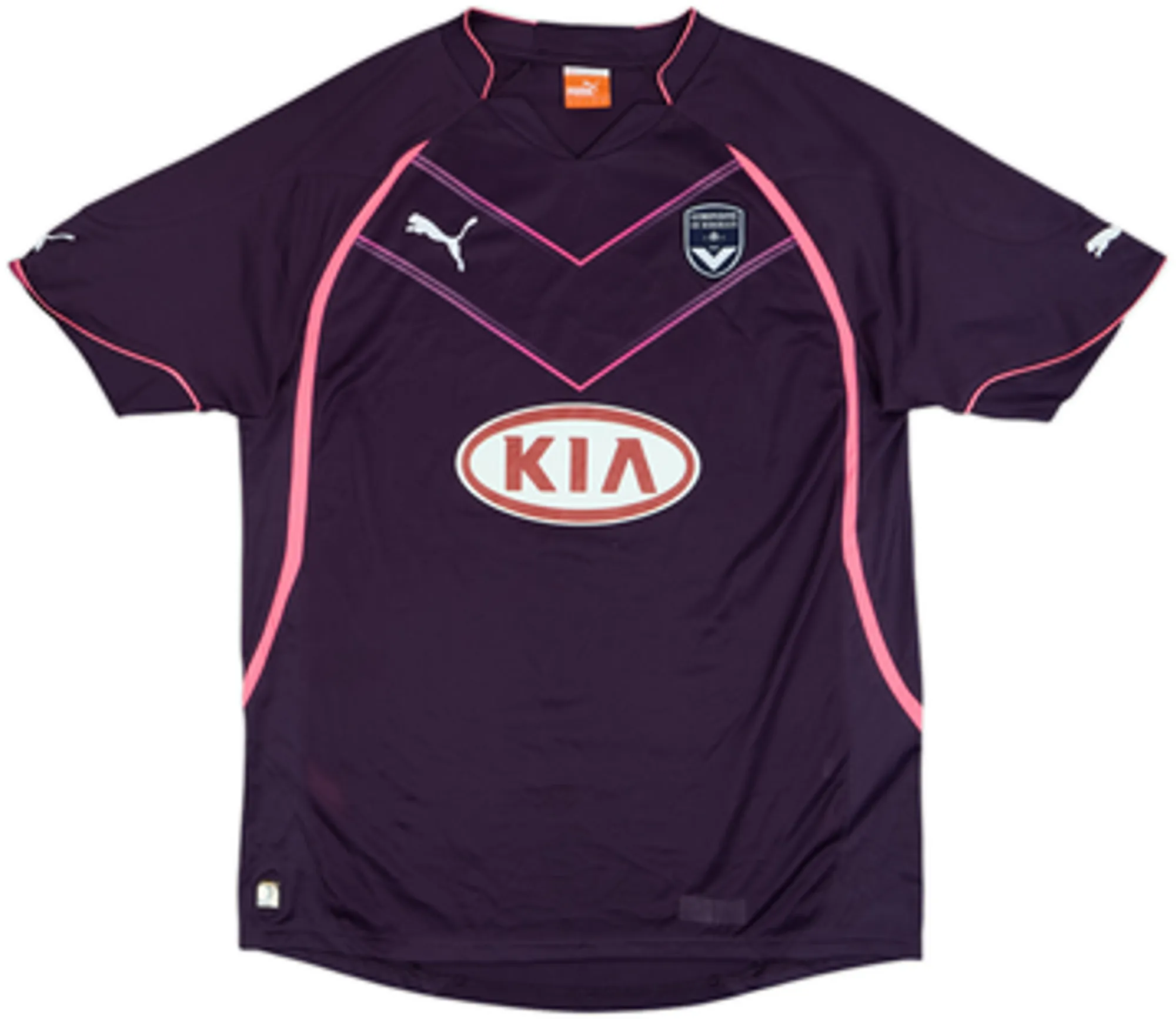 Puma Bordeaux Mens SS Third Shirt 2010/11