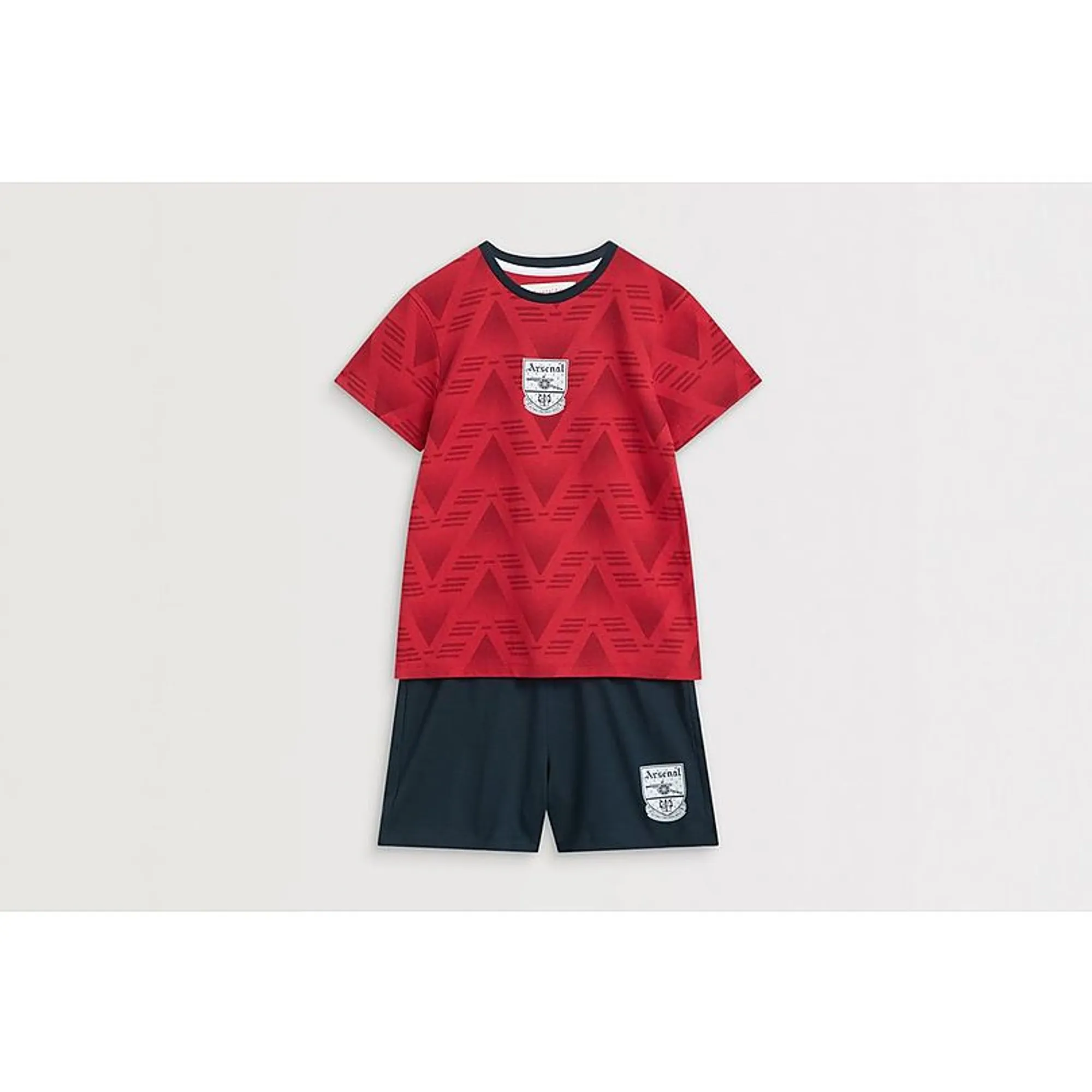 Arsenal Classics Kids Red Bruised Banana Pyjama Short Set, Red