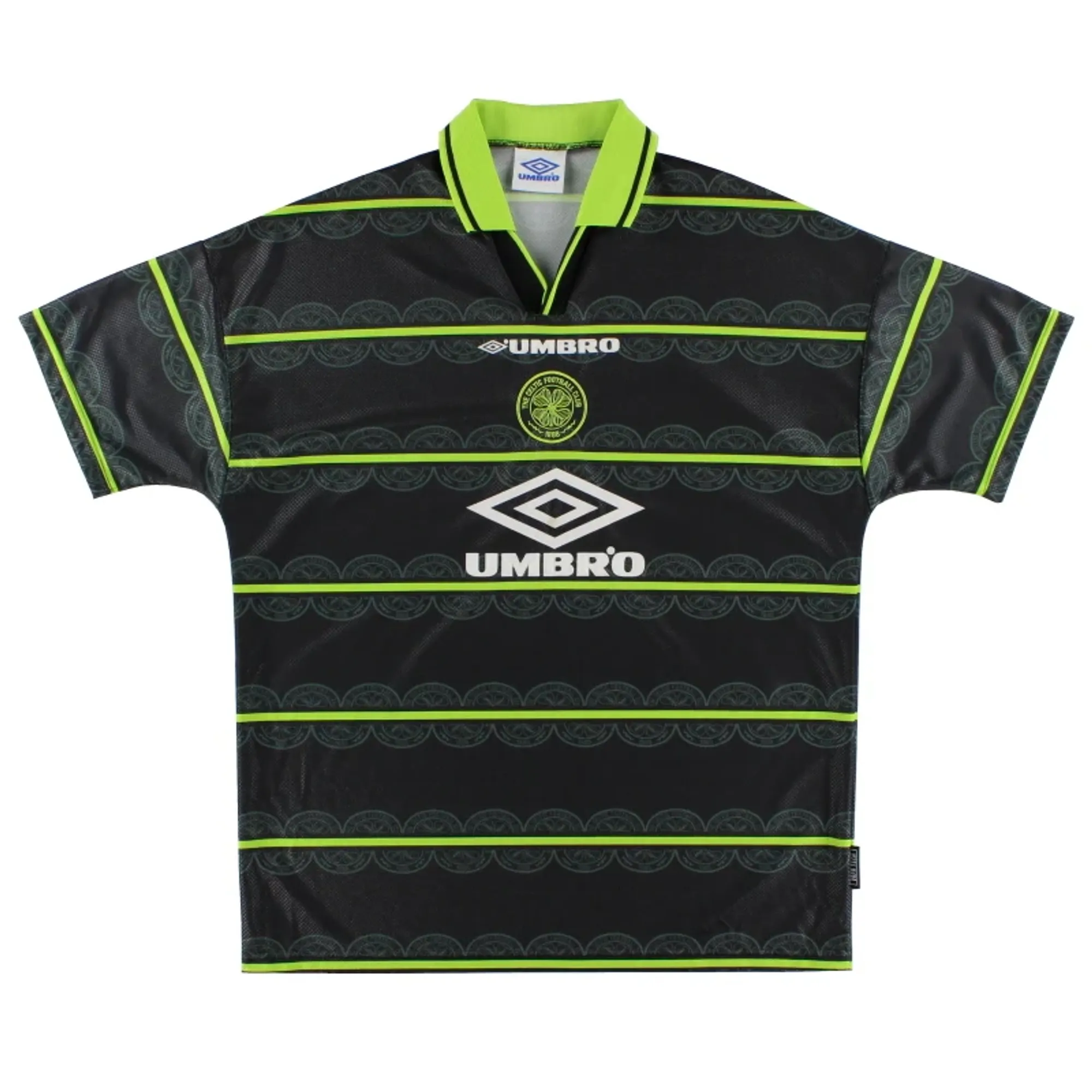 1998-99 Celtic Umbro Away Shirt XXL - Celtic / Excellent 