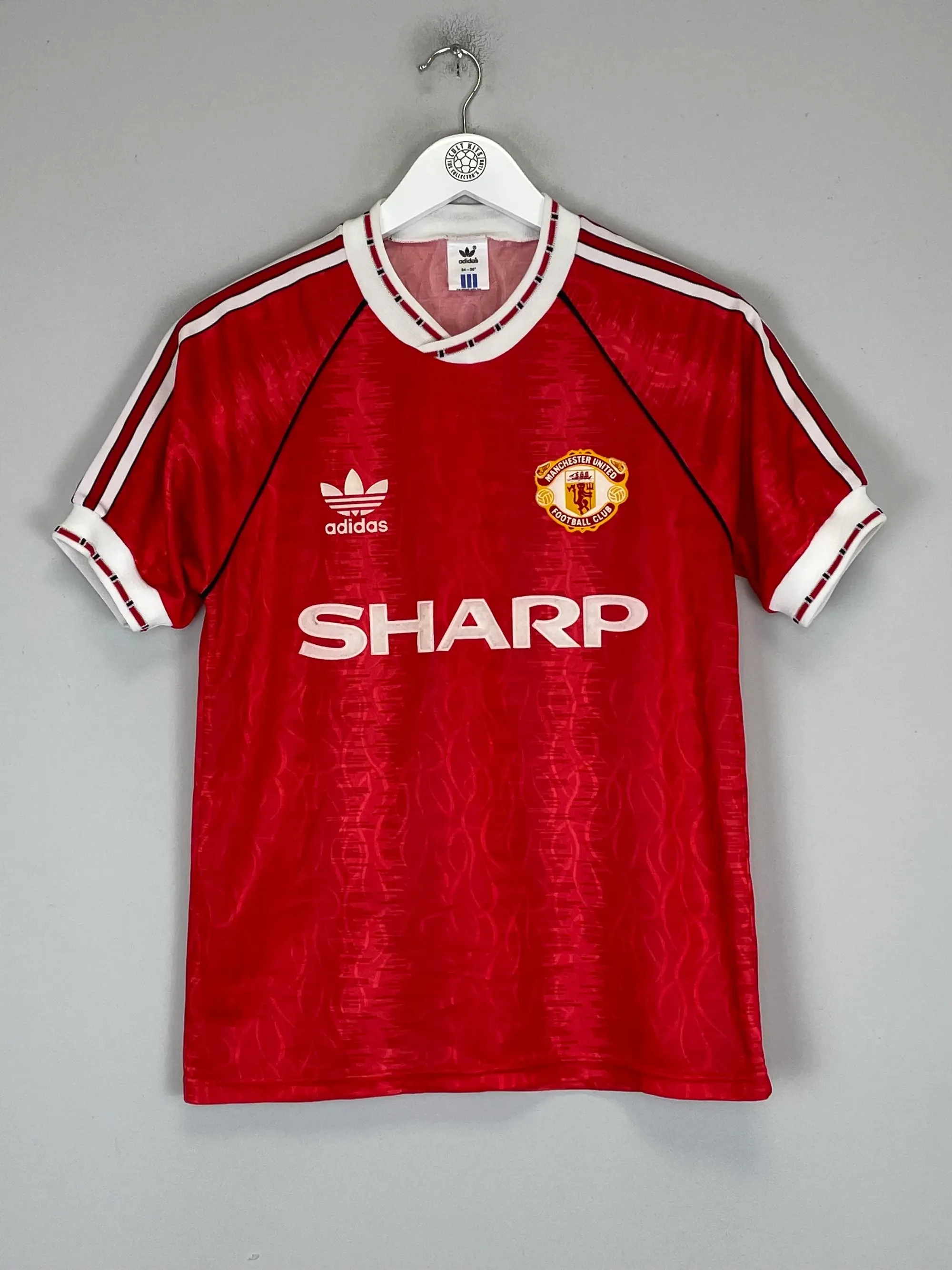 1990/92 MANCHESTER UNITED HOME SHIRT (S) ADIDAS | CULT KITS