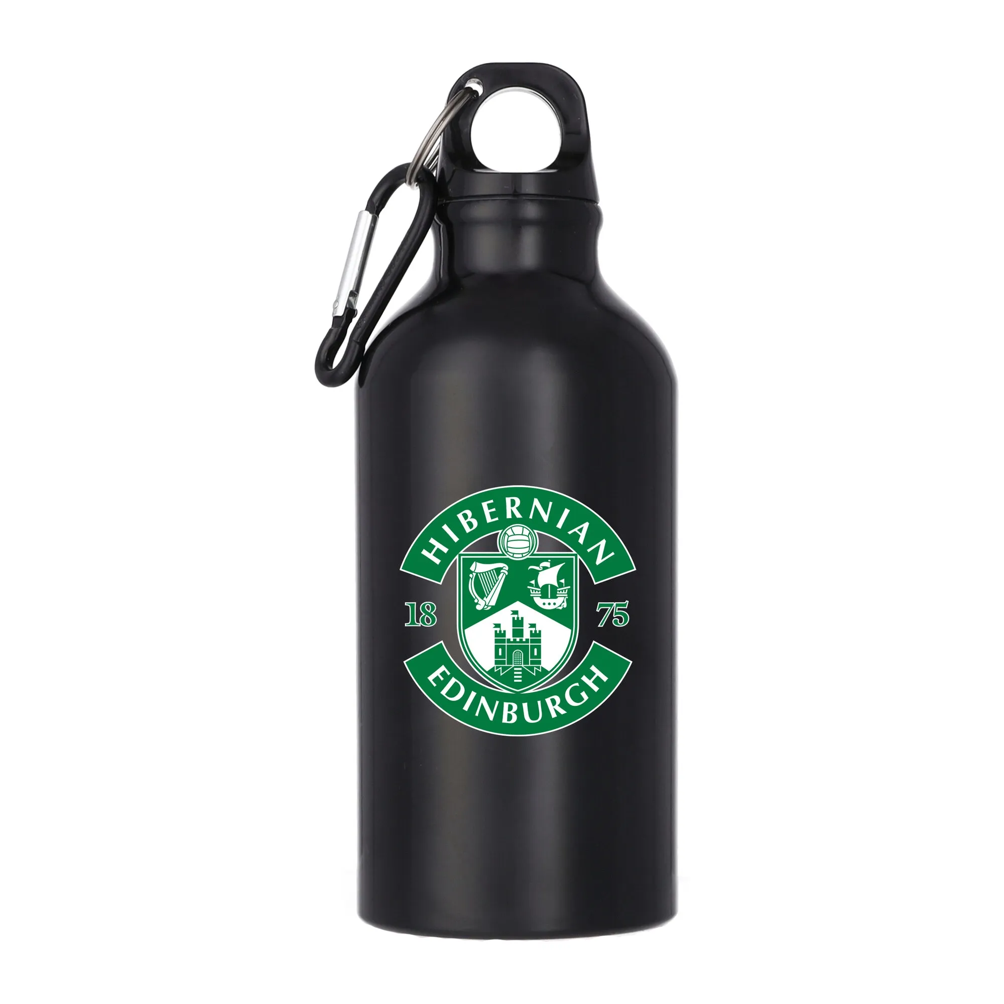 Hibernian Aluminum 400ml Drink Bottle - Black