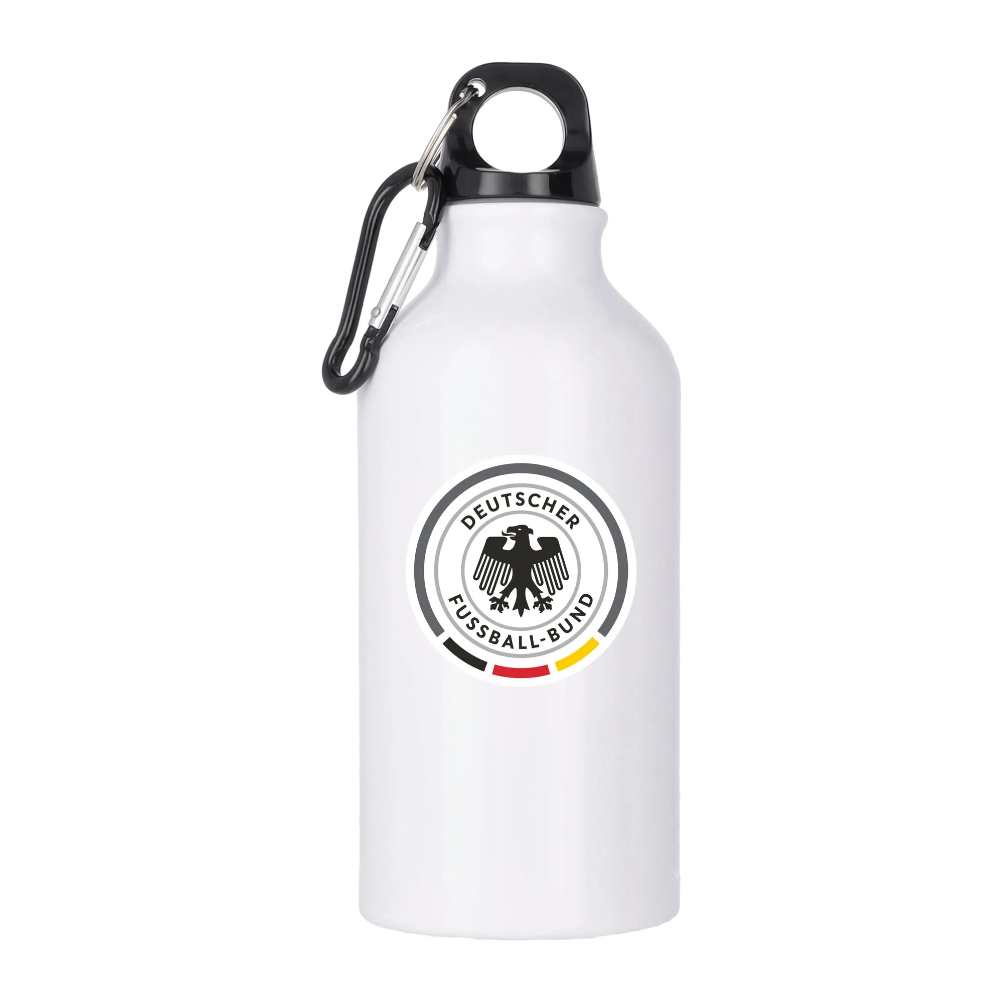 Germany National Team Logo Aluminum 400ml Drink Bottle - White