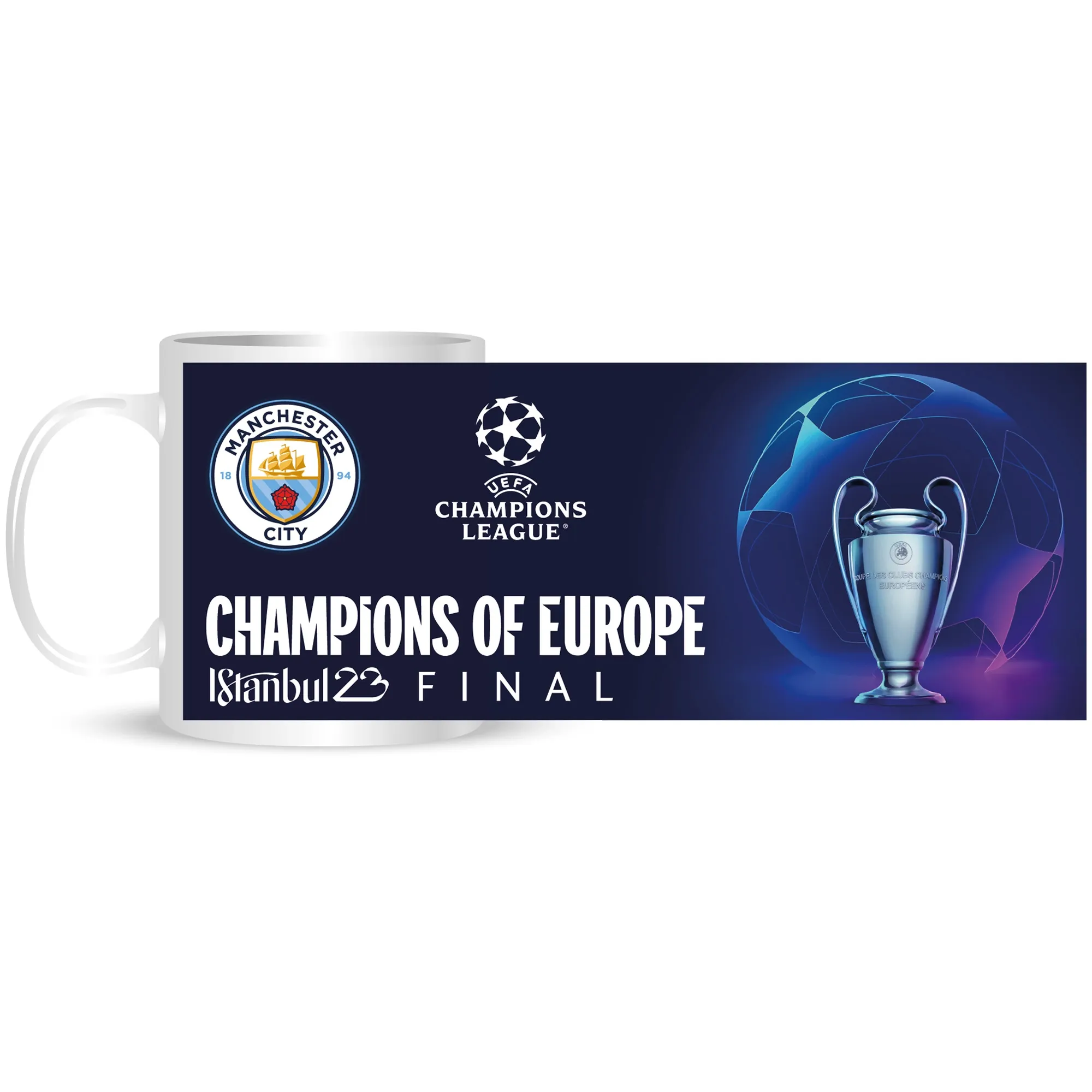 Manchester City UEFA Champions League Winners Mug