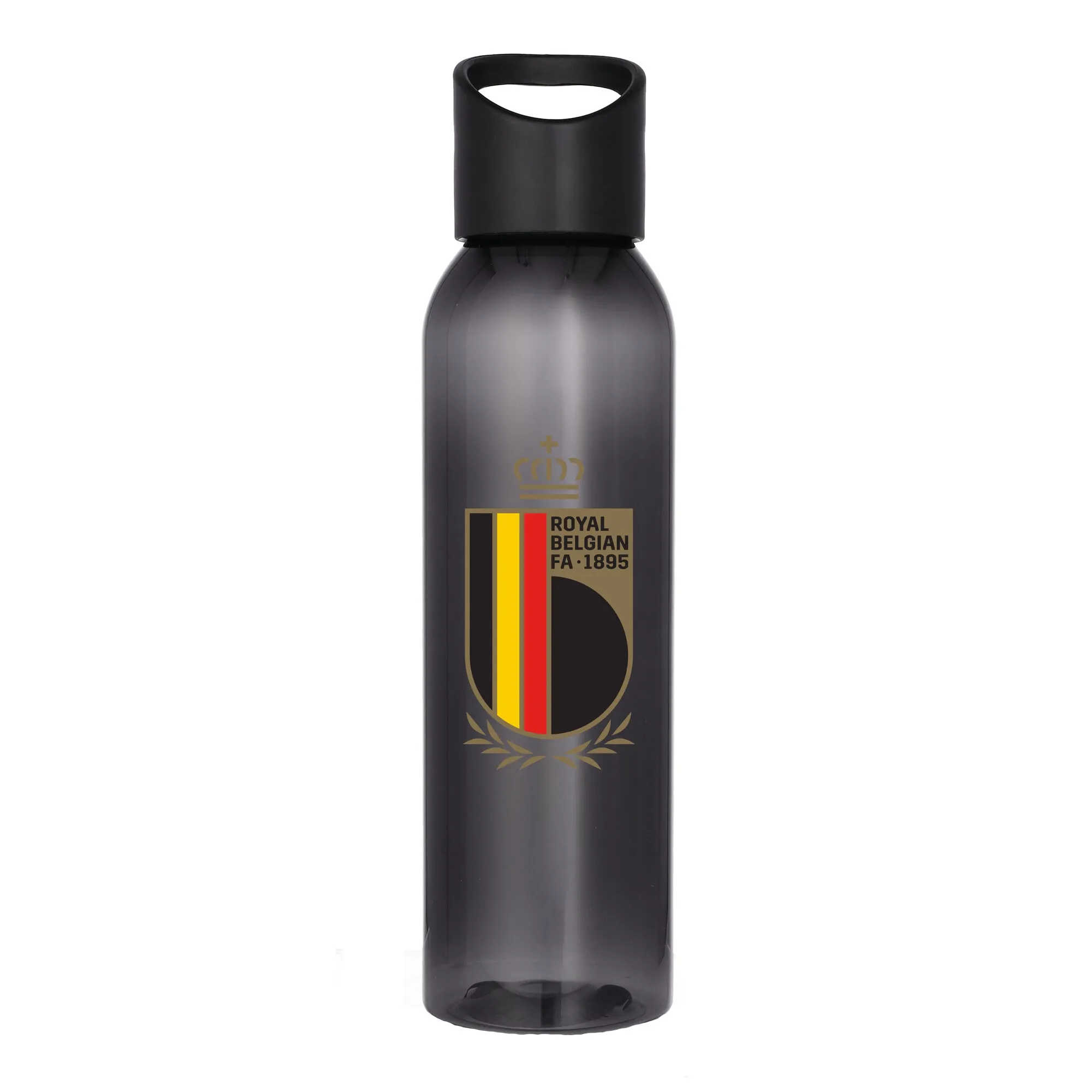 Belgium National Team Logo Plastic 650ml Drink Bottle - Black