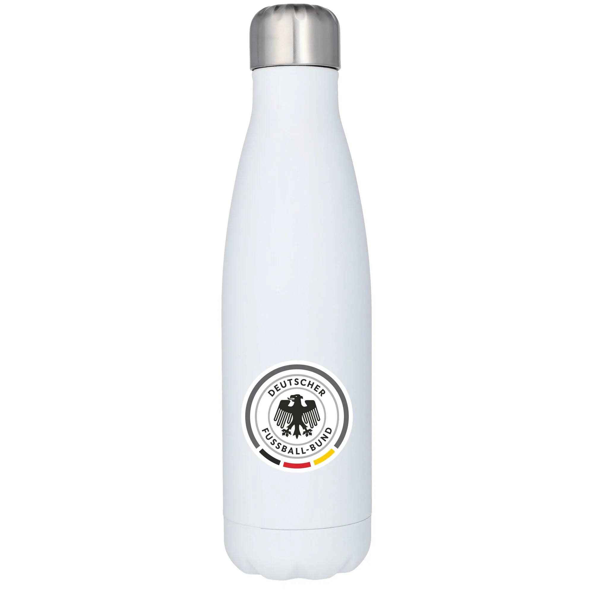 Germany National Team Logo Stainless Steel 500ml Drink Bottle - White