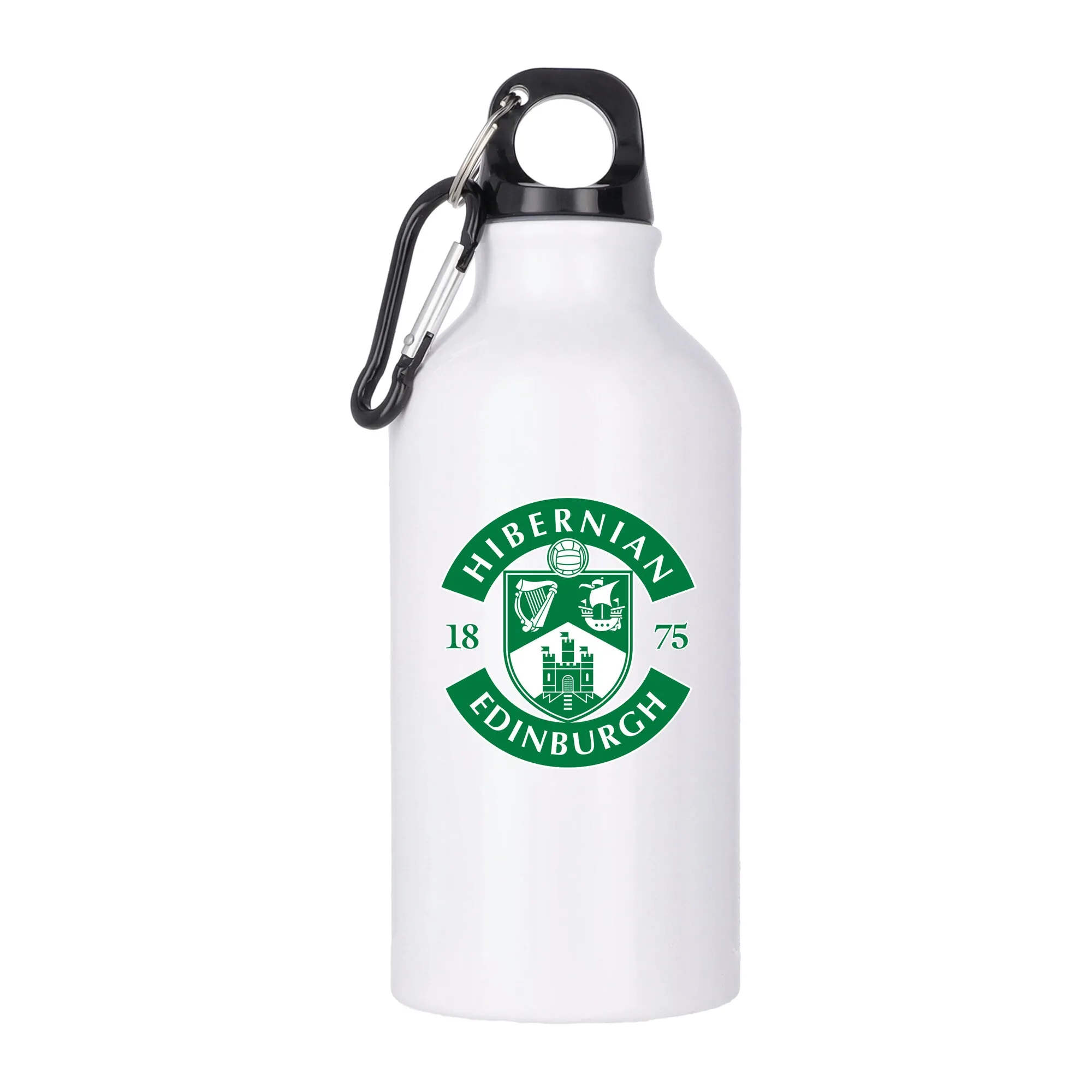 Hibernian Aluminum 400ml Drink Bottle - White