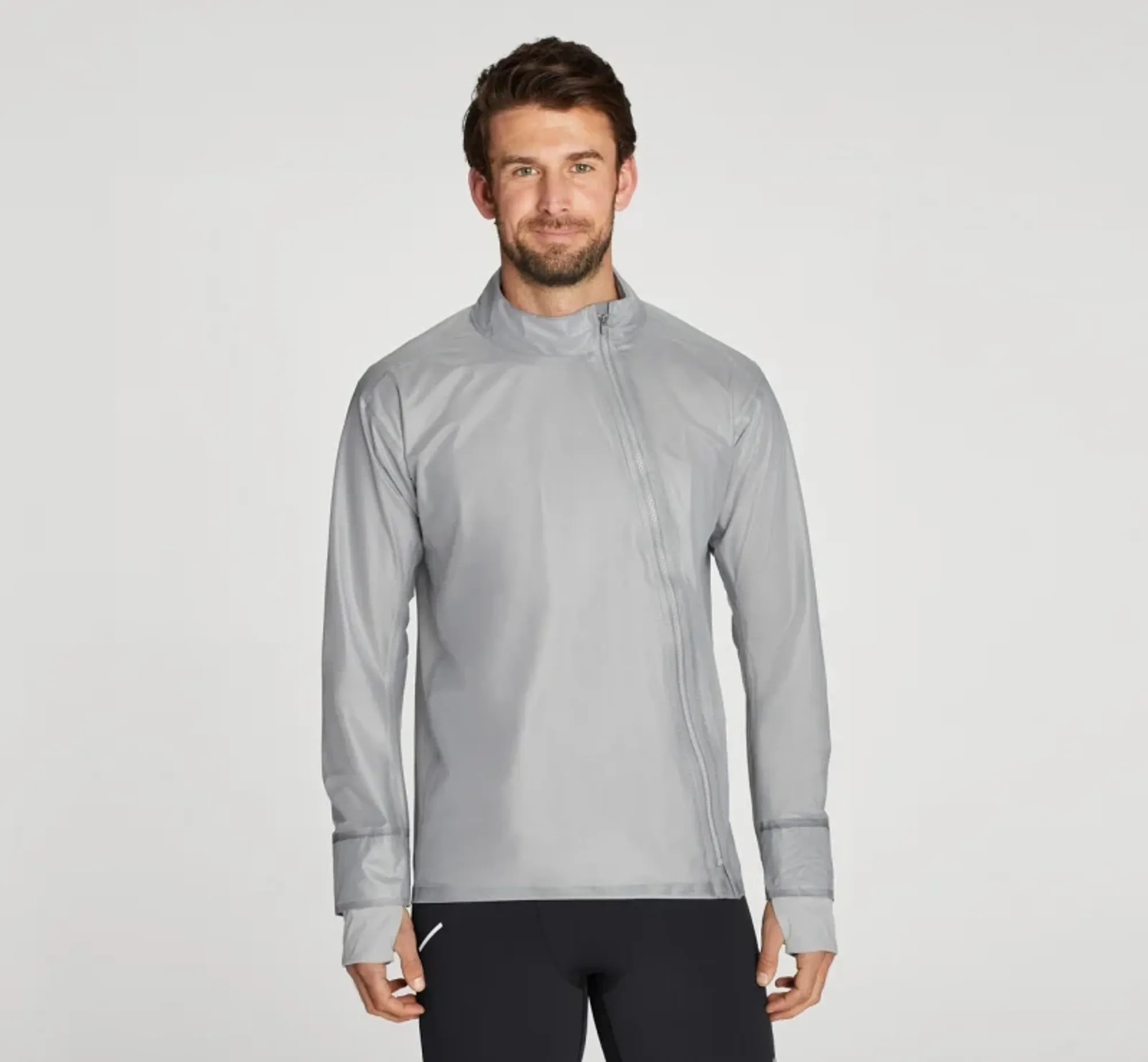 Hoka Men's Performance Shield Jacket In Lunar Rock