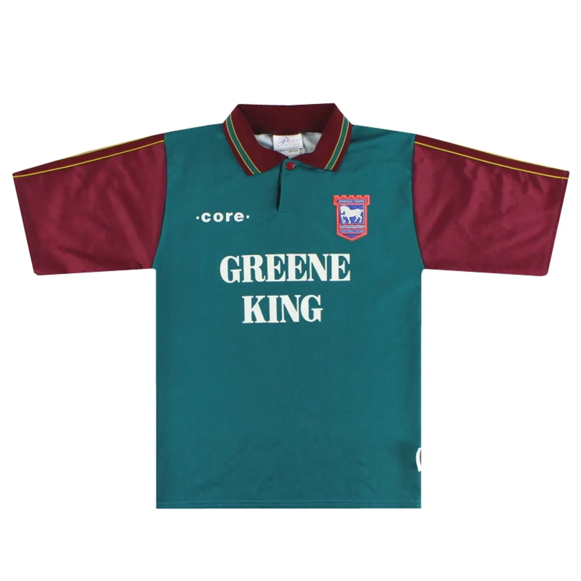 1995-96 Ipswich Away Shirt S - Ipswich / Excellent 