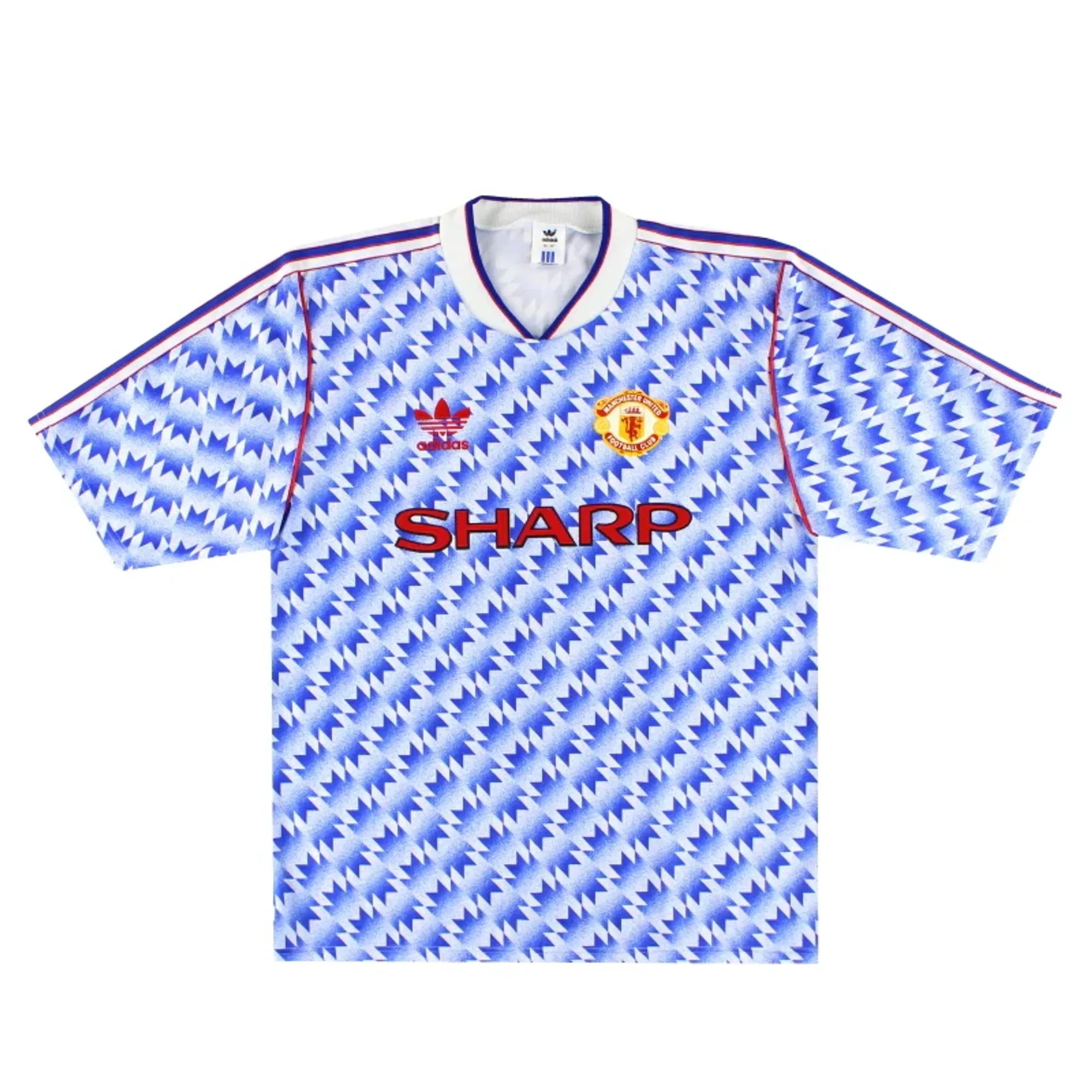 1990-92 Manchester United adidas Away Shirt *As New* L - Manchester United / As New 