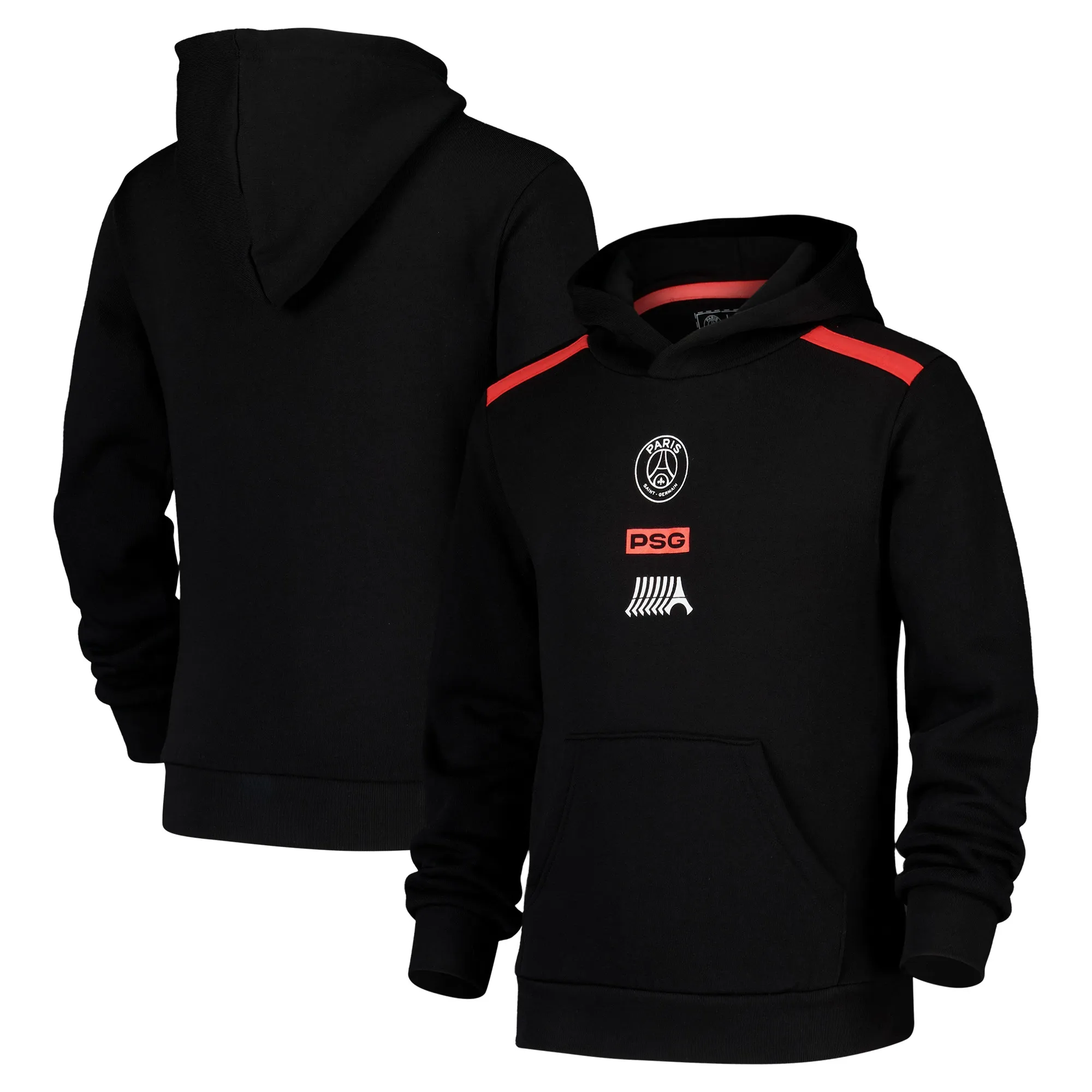 PSG Hoodie - Black/Red - Boys
