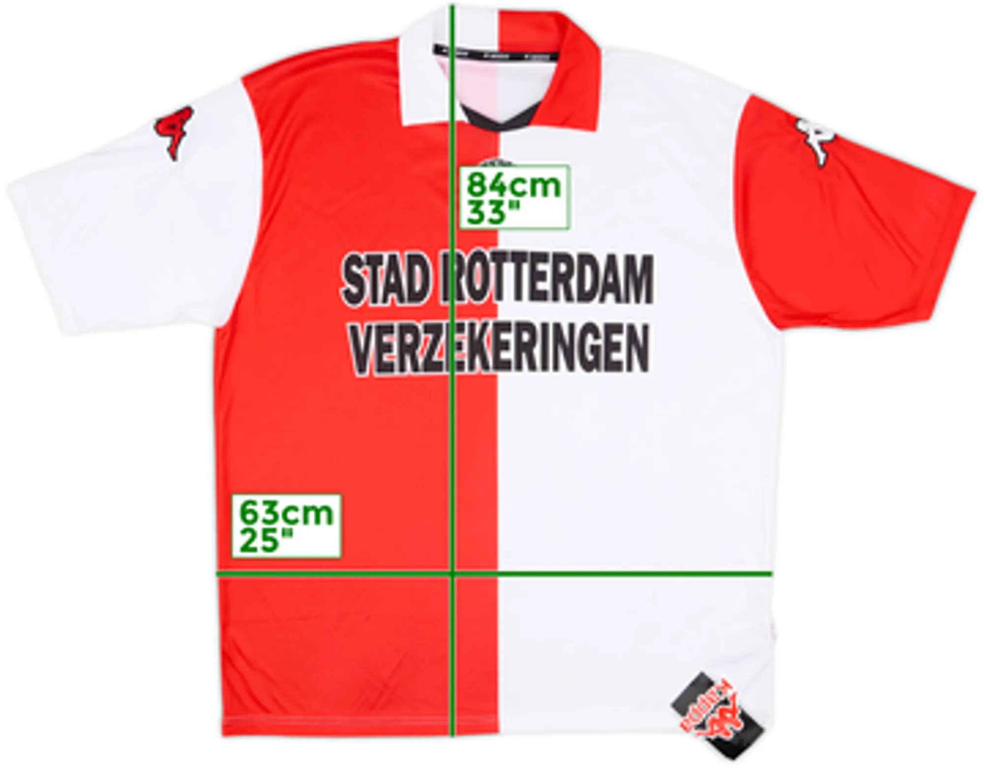Kappa Feyenoord Mens SS Home Shirt 2001/02