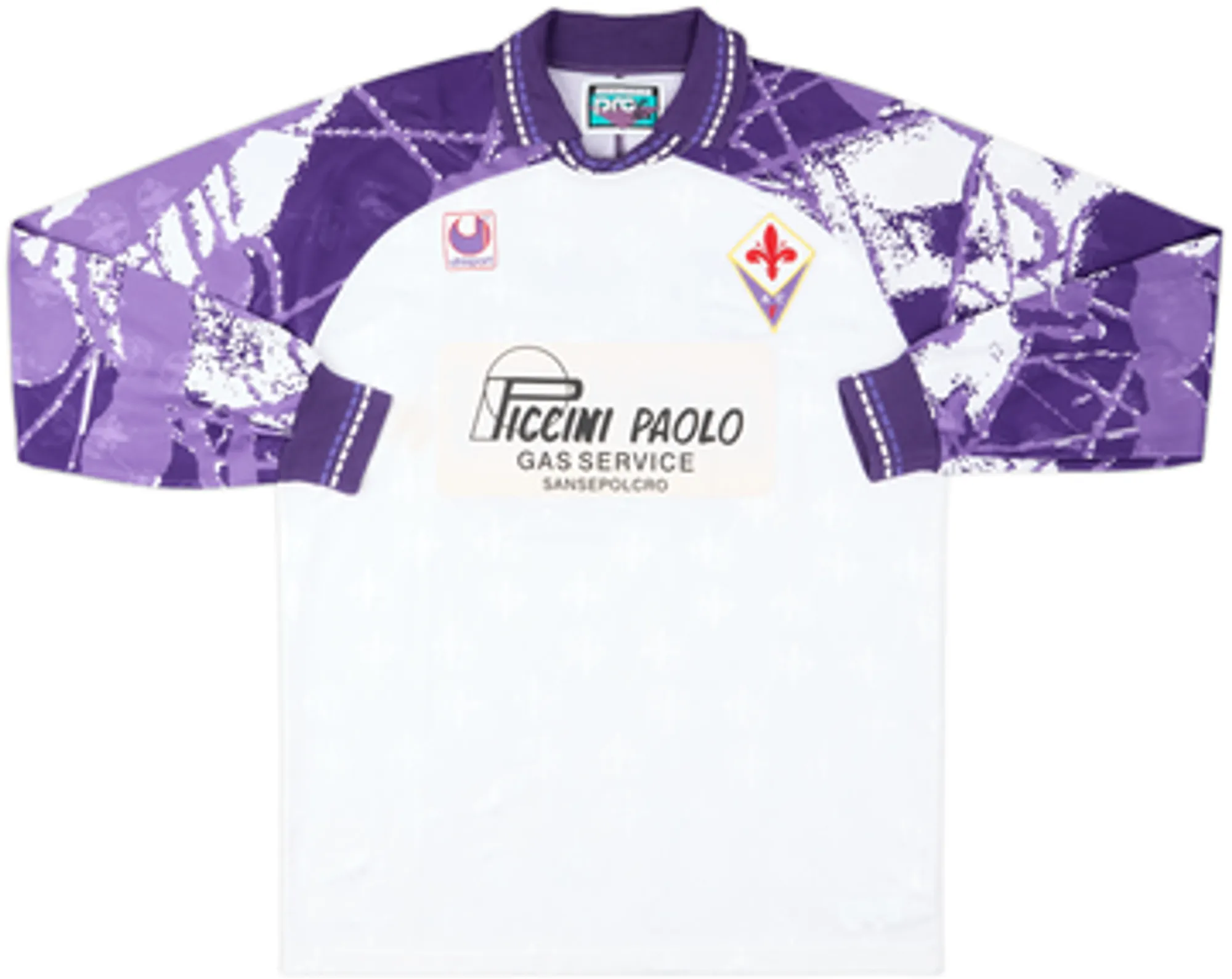 Away Fiorentina Mens LS Player Issue Away Shirt 1994/95
