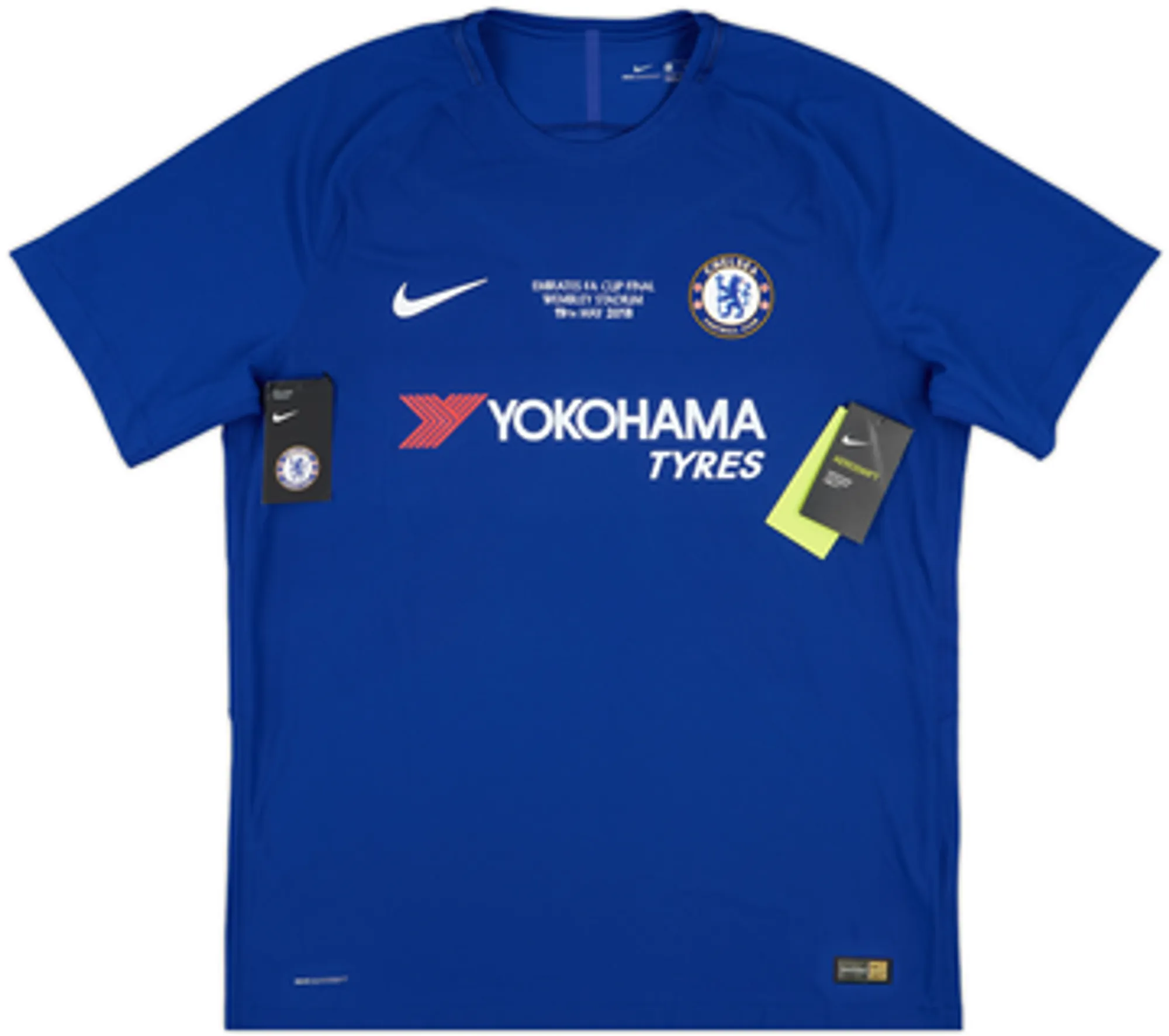 Nike Chelsea Mens SS Player Issue Home FA Cup Final Shirt 2018/19