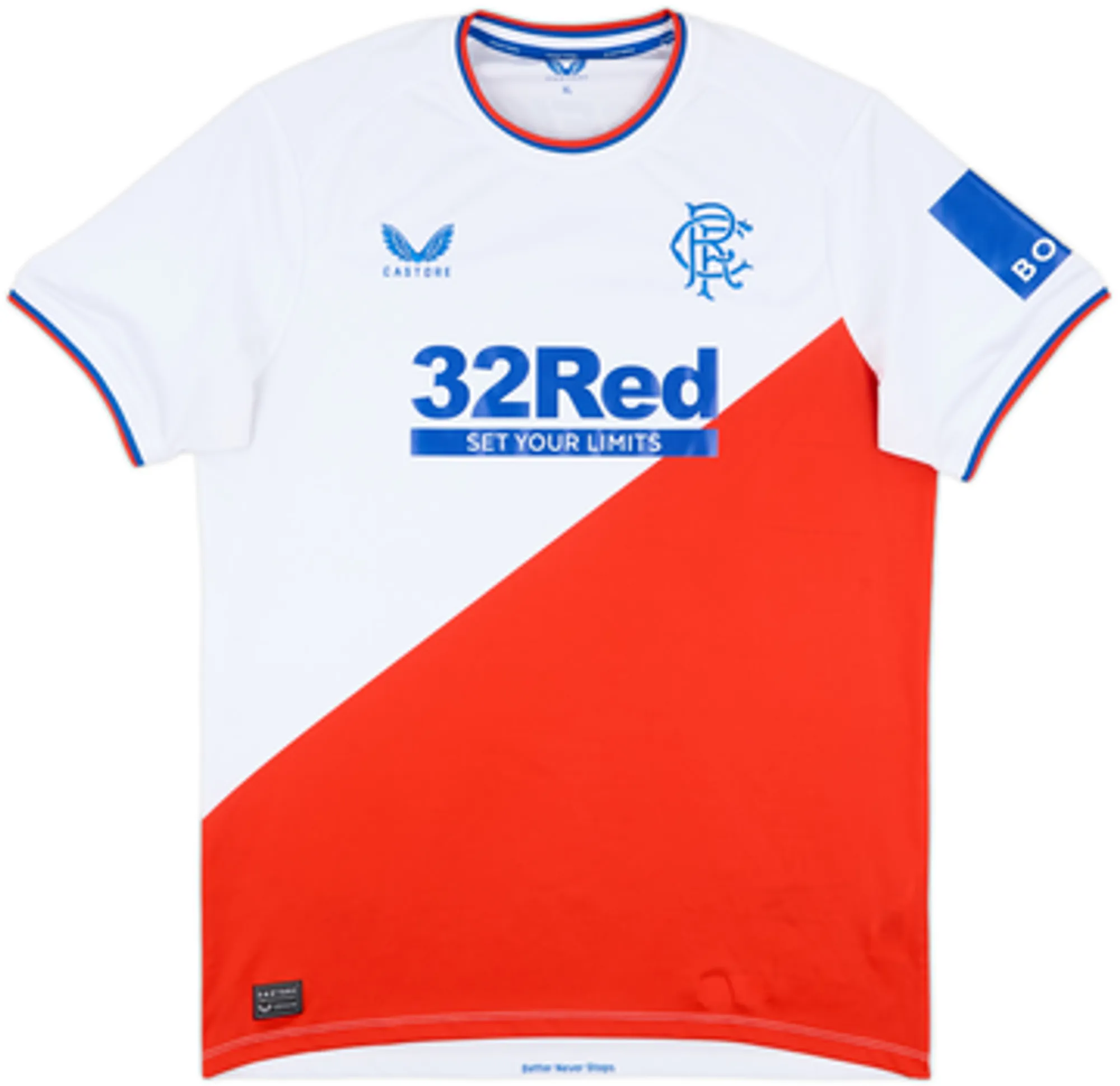 Castore Rangers Mens SS Away Shirt 2022/23