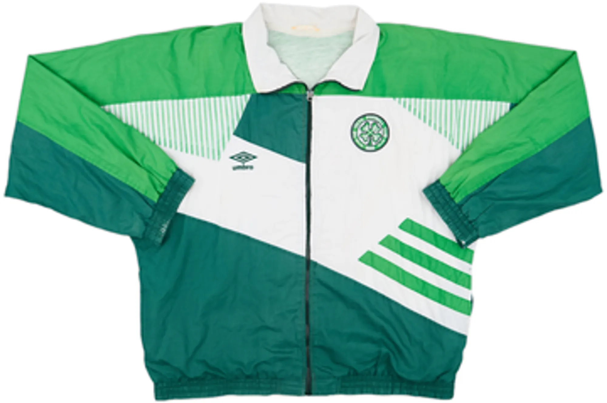 1991-92 Celtic Umbro Track Jacket - 6/10 - (XXL)