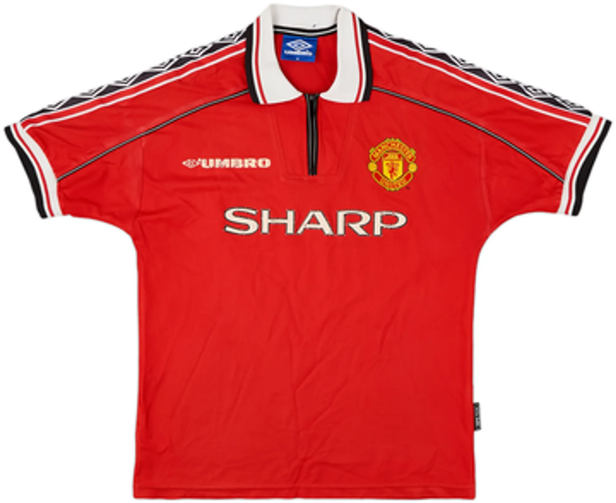 Umbro Manchester United Mens SS Home Shirt 1998/00