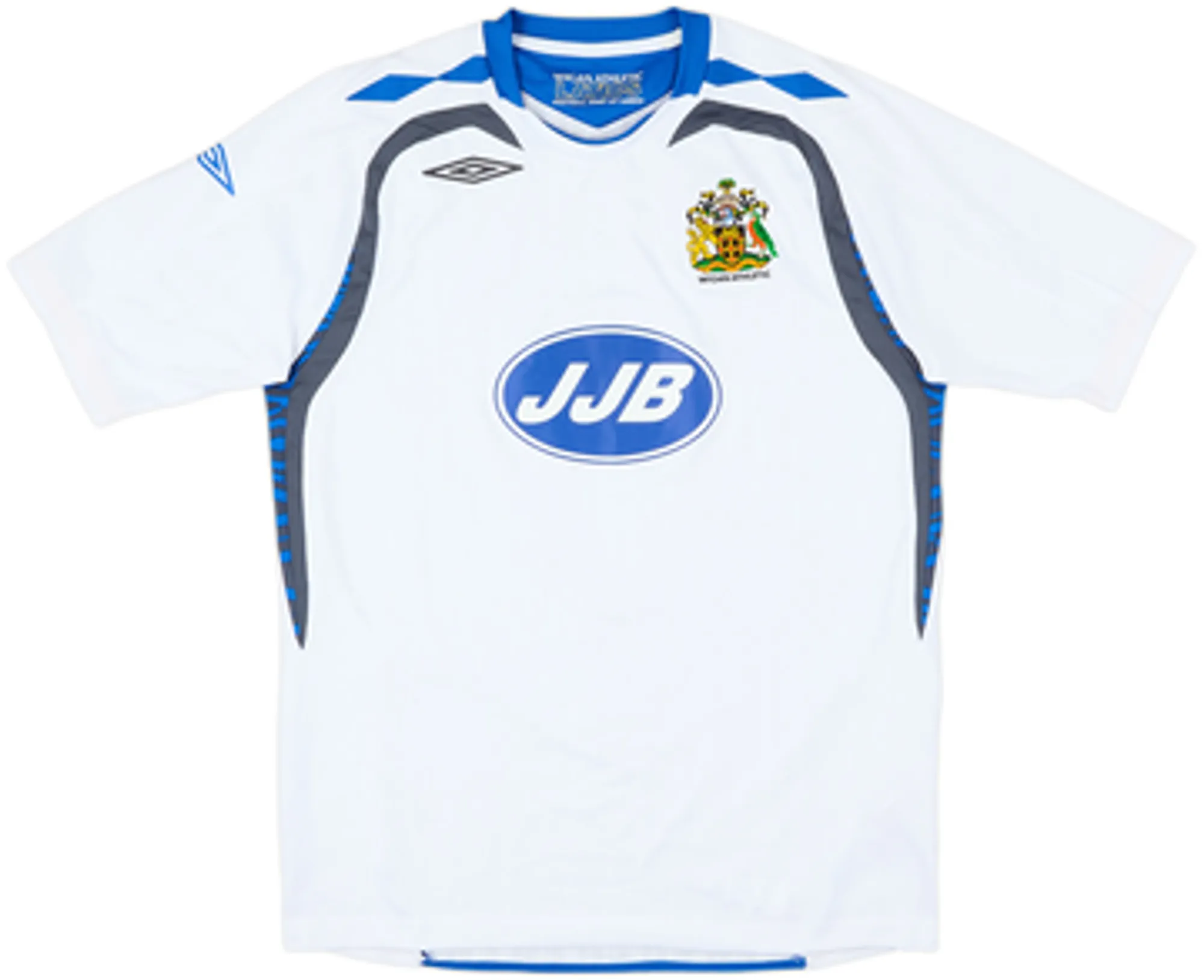 Umbro Wigan Athletic Mens SS Away Shirt 2007/08