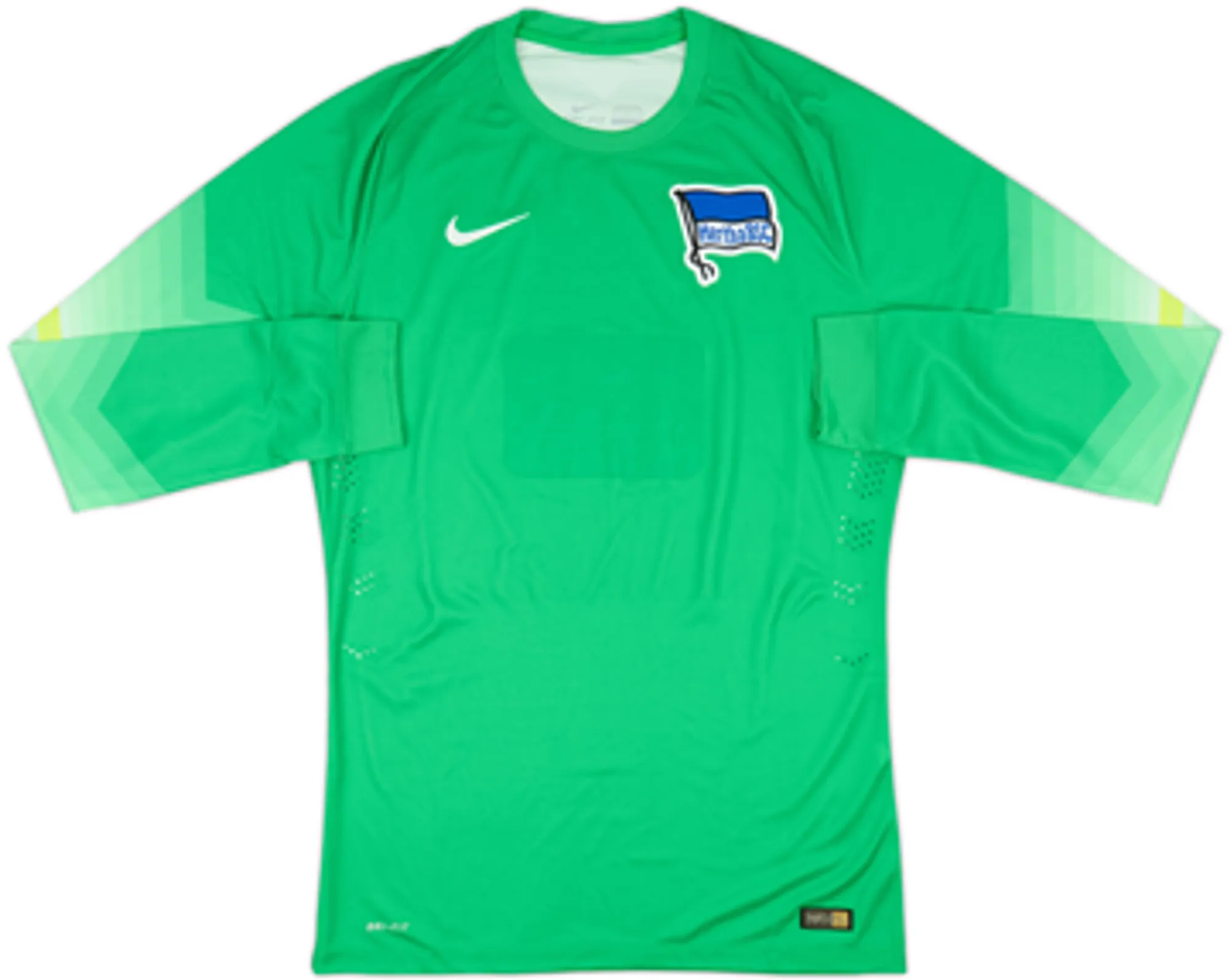 Nike Hertha Berlin Mens LS Goalkeeper Player Issue Home Shirt 2014/15