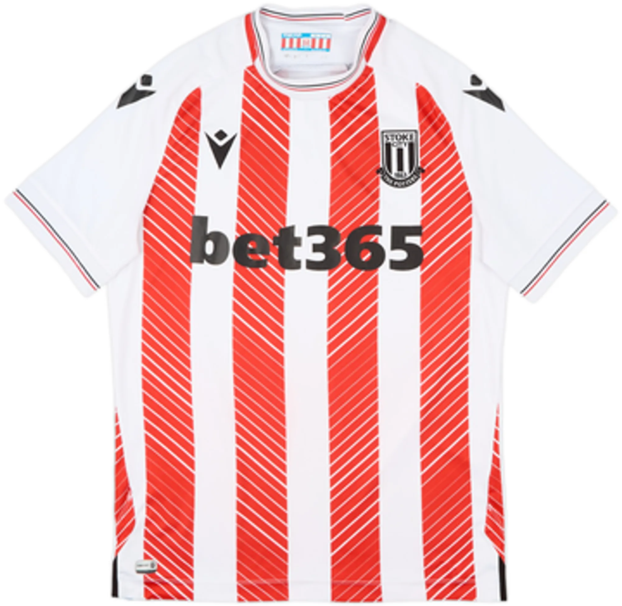 Macron Stoke City Mens SS Home Shirt 2022/23