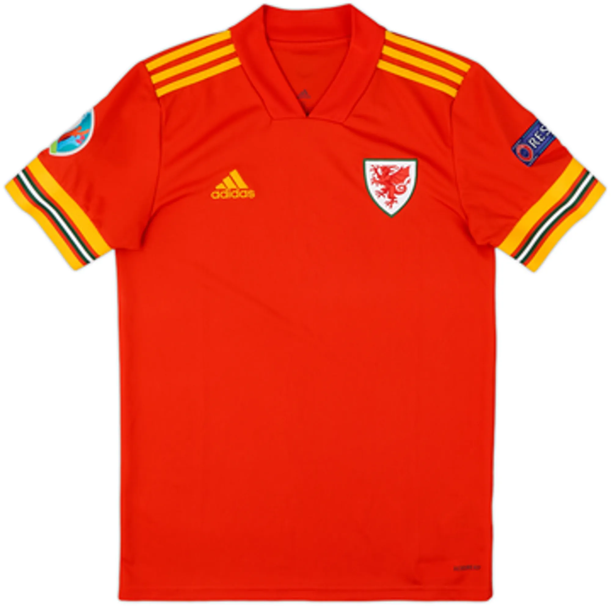 adidas Wales Mens SS Home Shirt 2020