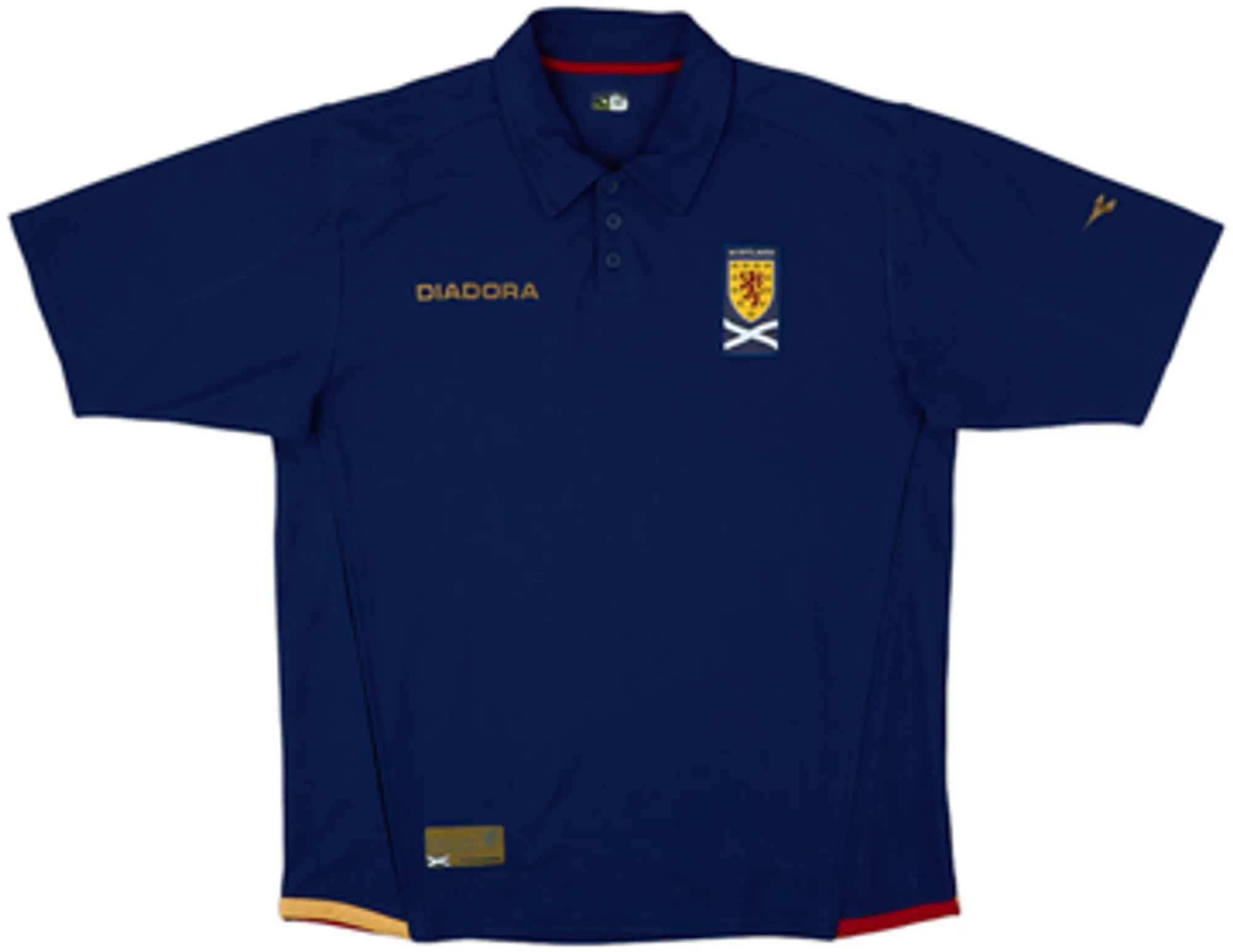 Diadora Scotland Mens SS Home Shirt 2007