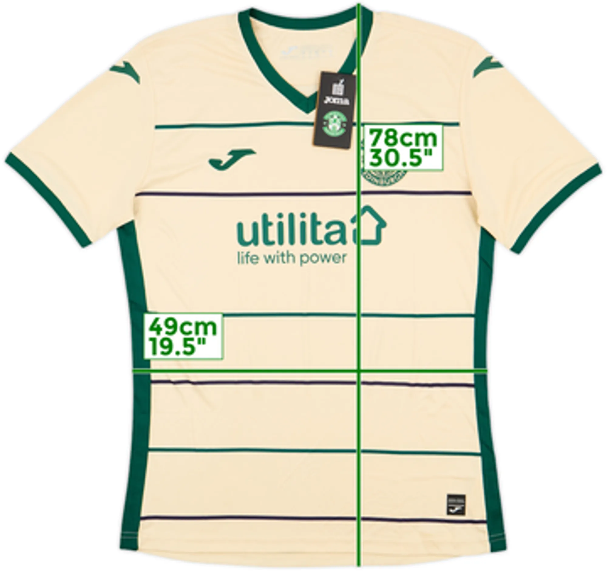 Joma Hibernian Mens SS Third Shirt 2023/24